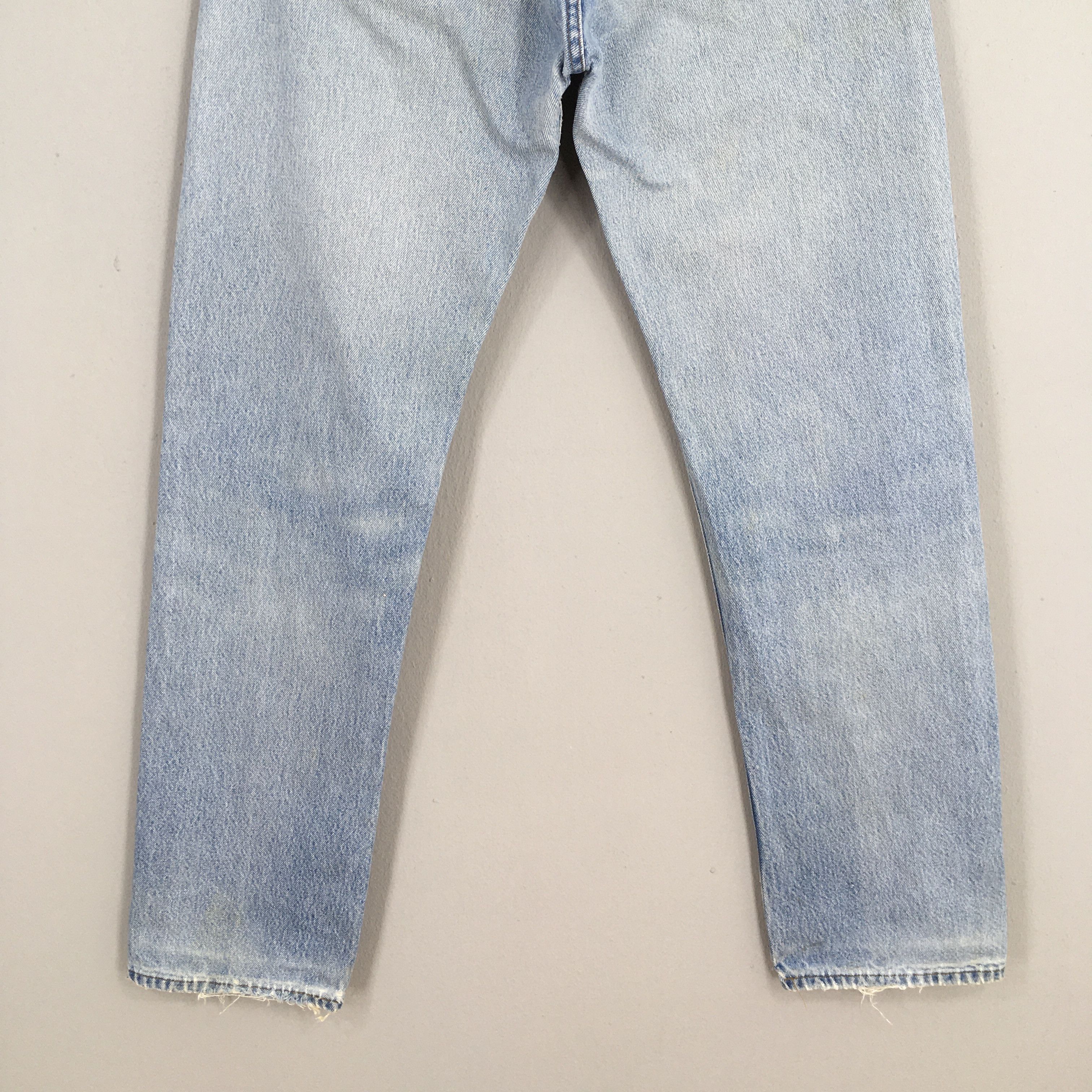Levi's Size 29x30 Vintage 90s Levi's 501 Faded Blue Jeans S1361 Size US 29 - 10 Thumbnail