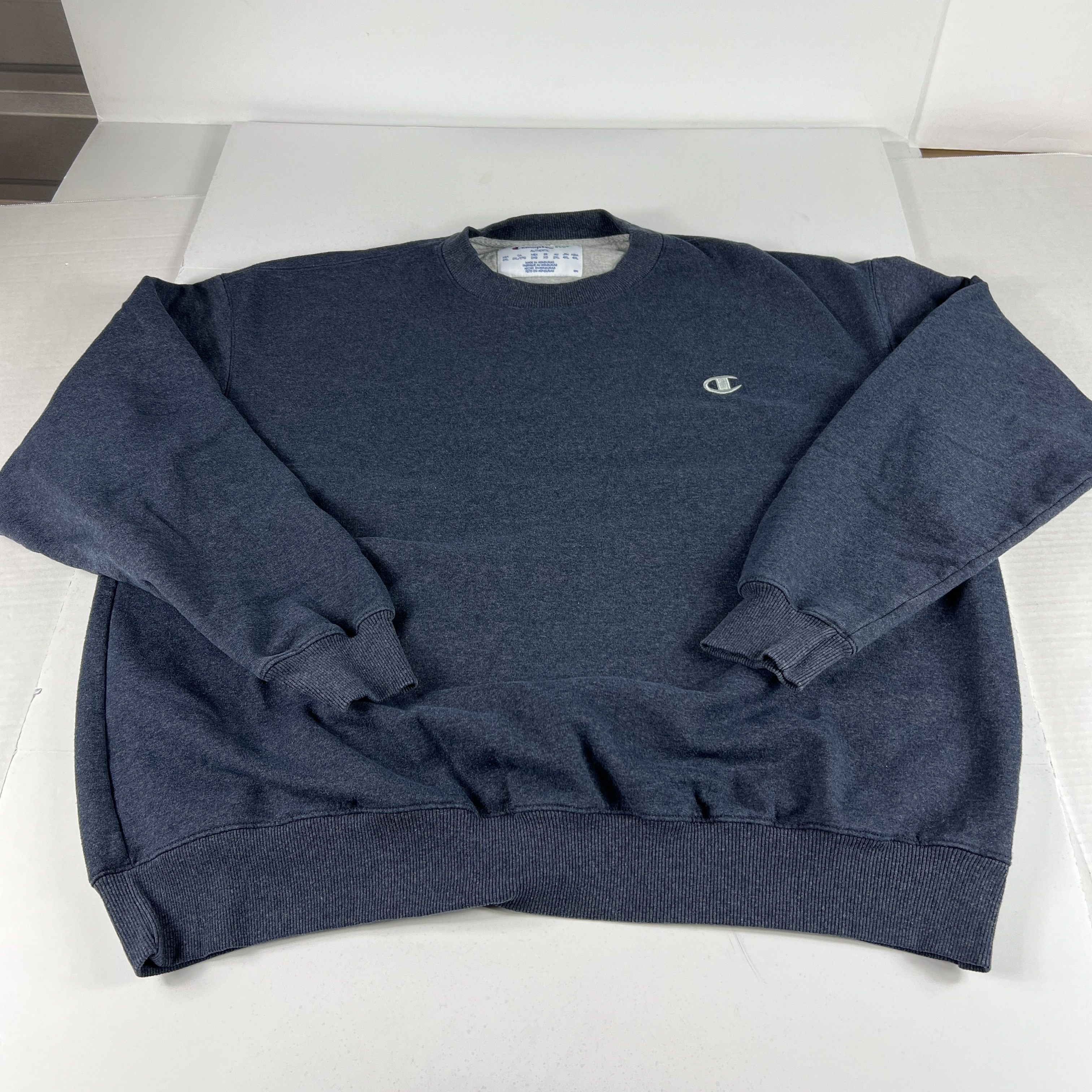 Champion Champion Sweatshirt Faded Blank Eco Fleece Crewneck Size US XXL / EU 58 / 5 - 1 Thumbnail