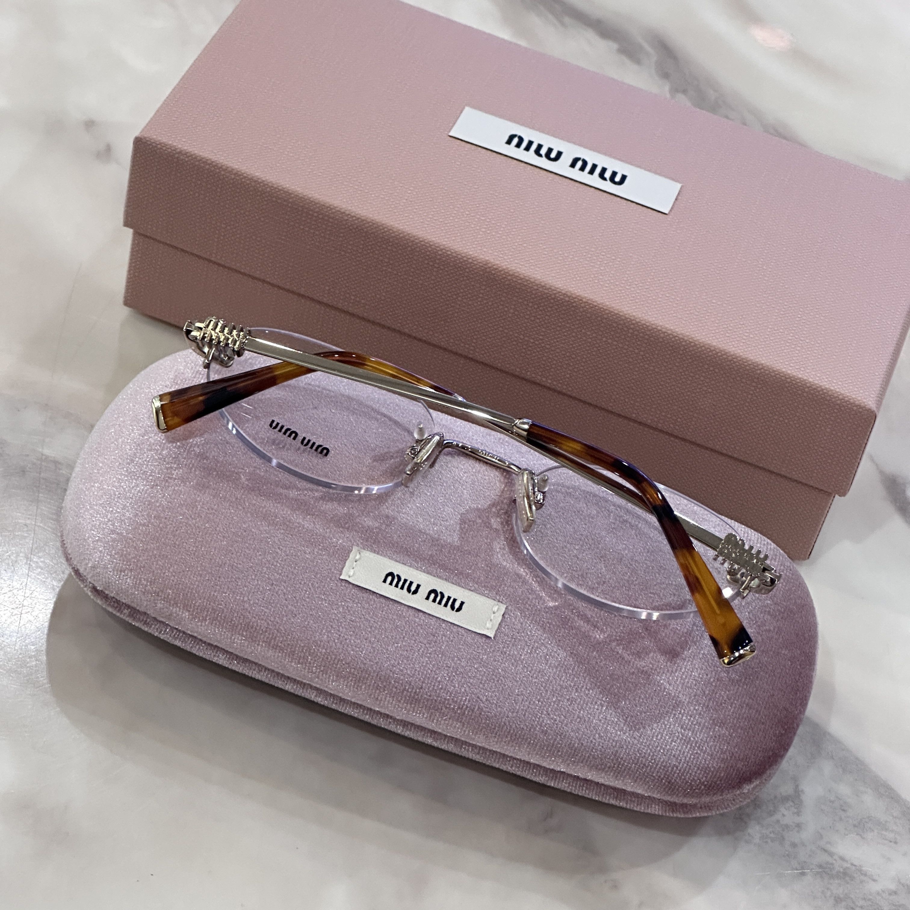 Miu Miu Miu Miu 0MU 53WV Size ONE SIZE - 3 Thumbnail