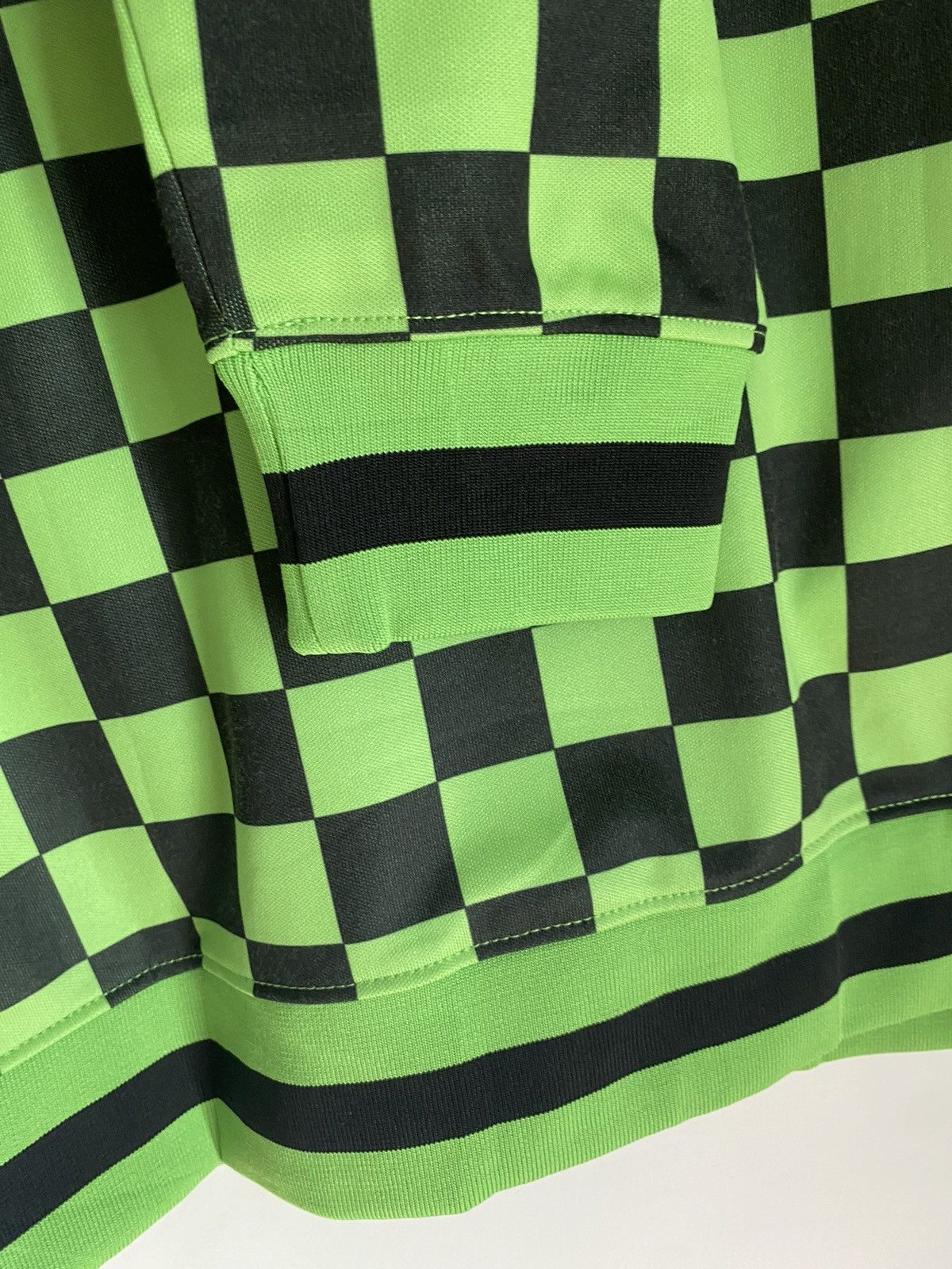 Designer Lost General Green Black Checked 1/4 Zip Top L Size US L / EU 52-54 / 3 - 4 Thumbnail
