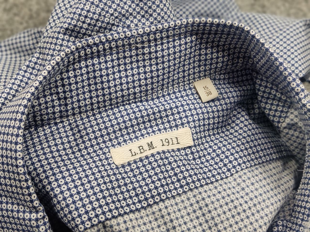L.B.M. 1911 l.b.m. 1911 Design Light blue button-down long sleeves Shirt Size US M / EU 48-50 / 2 - 11 Thumbnail