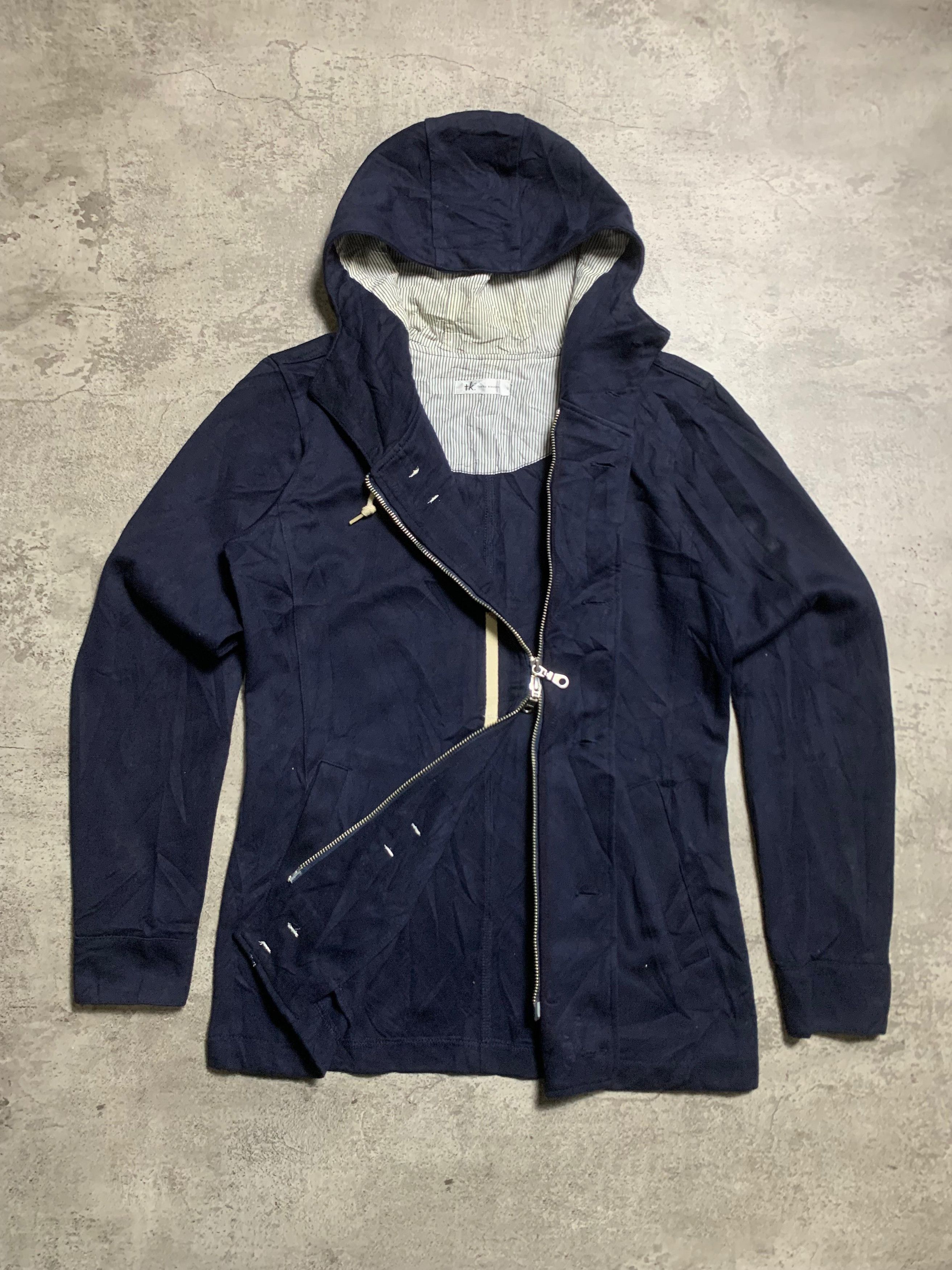 Takeo Kikuchi 2000s Takeo Kikuchi Zip Up Utility Jacket Navy Size US S / EU 44-46 / 1 - 6 Thumbnail