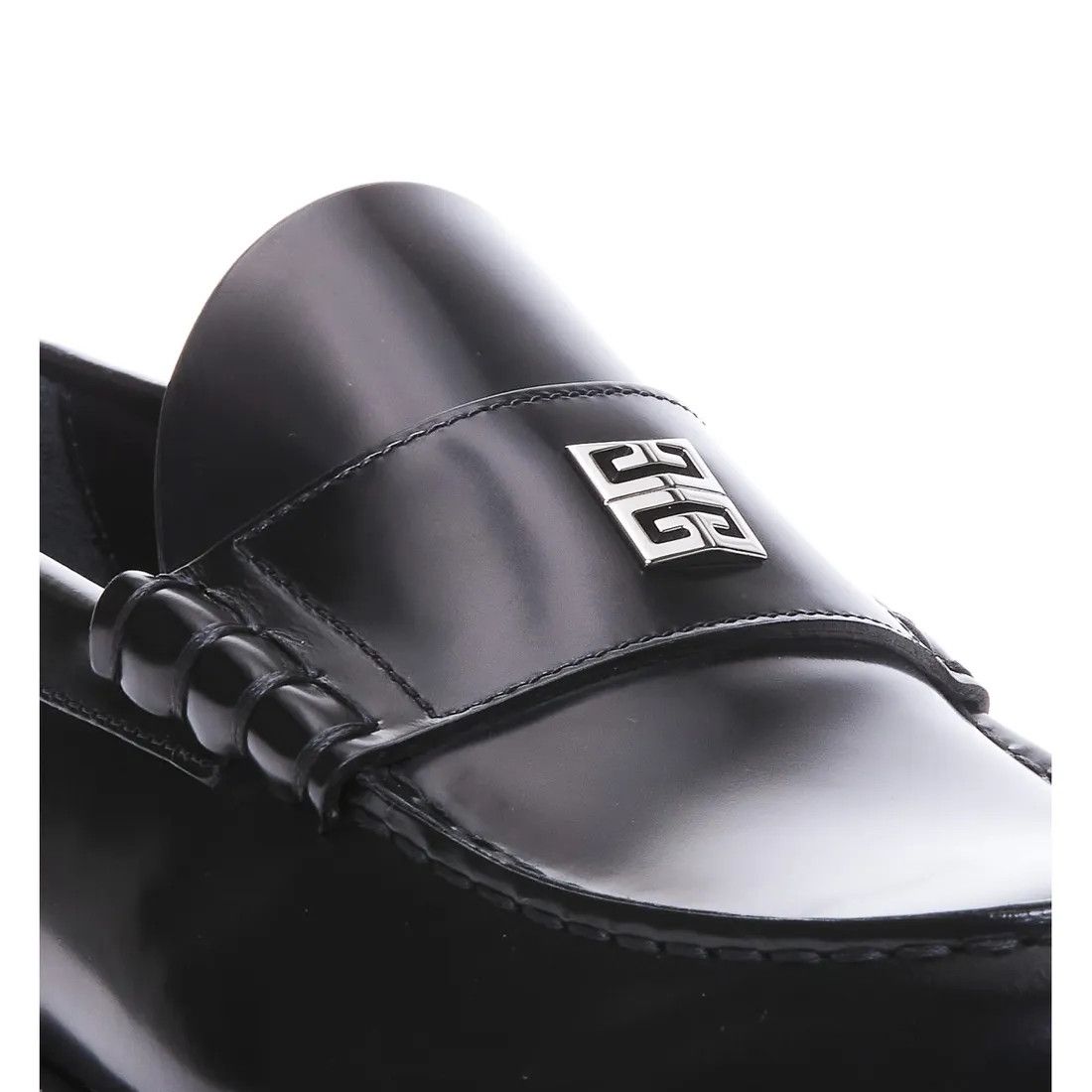Givenchy o1srvl11e1224 Mr G Leather Loafers in Black Size US 7 / EU 40 - 4 Thumbnail