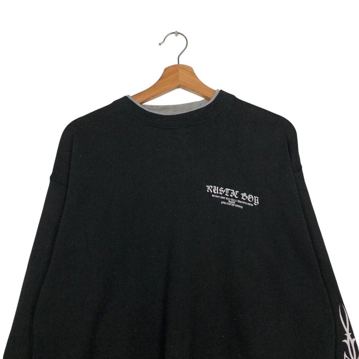 Hysteric Glamour 📌Vintage Sweatshirt Rusty Boy Punk Design Big Logo Size US L / EU 52-54 / 3 - 4 Thumbnail