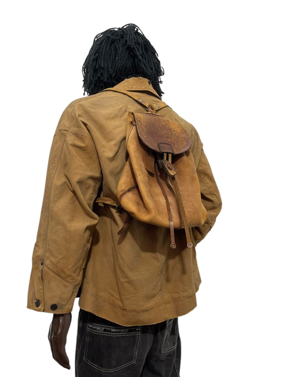 Genuine Leather Full Leather Patina Herz Japan Backpack Bag 1🟩8 Size ONE SIZE - 4 Thumbnail