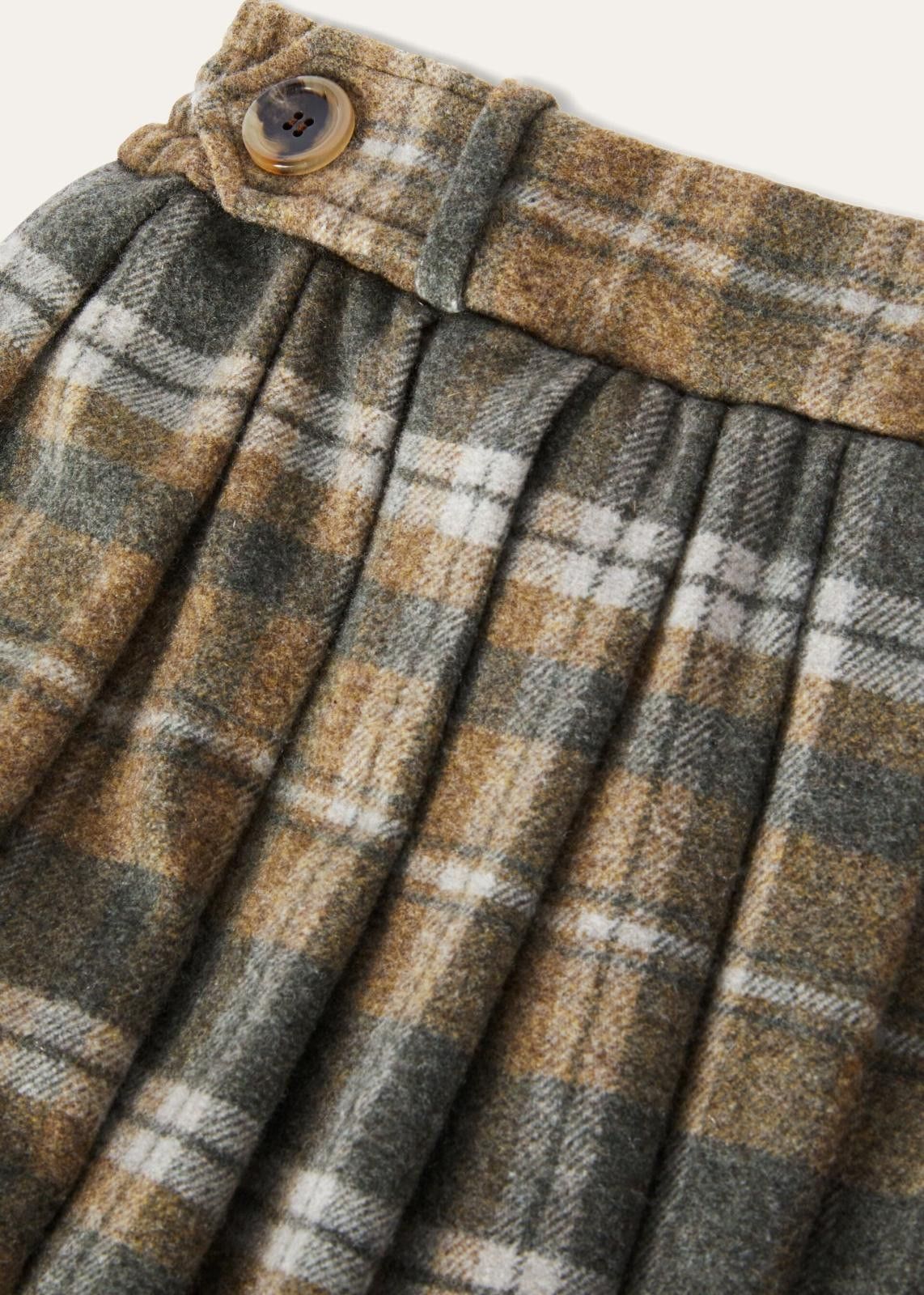 Loro Piana o1srvl11e1224 Dreki Virgin Wool Skirt in Multicolor Size 26" / US 2 / IT 38 - 3 Thumbnail