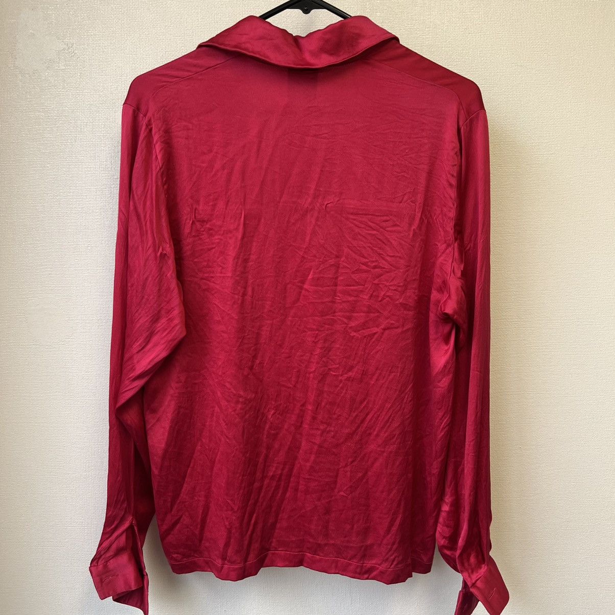 Claude Montana Vintage Claude Montana Silk Blouse Italy Size 42 Maroon Red Size M / US 6-8 / IT 42-44 - 4 Thumbnail