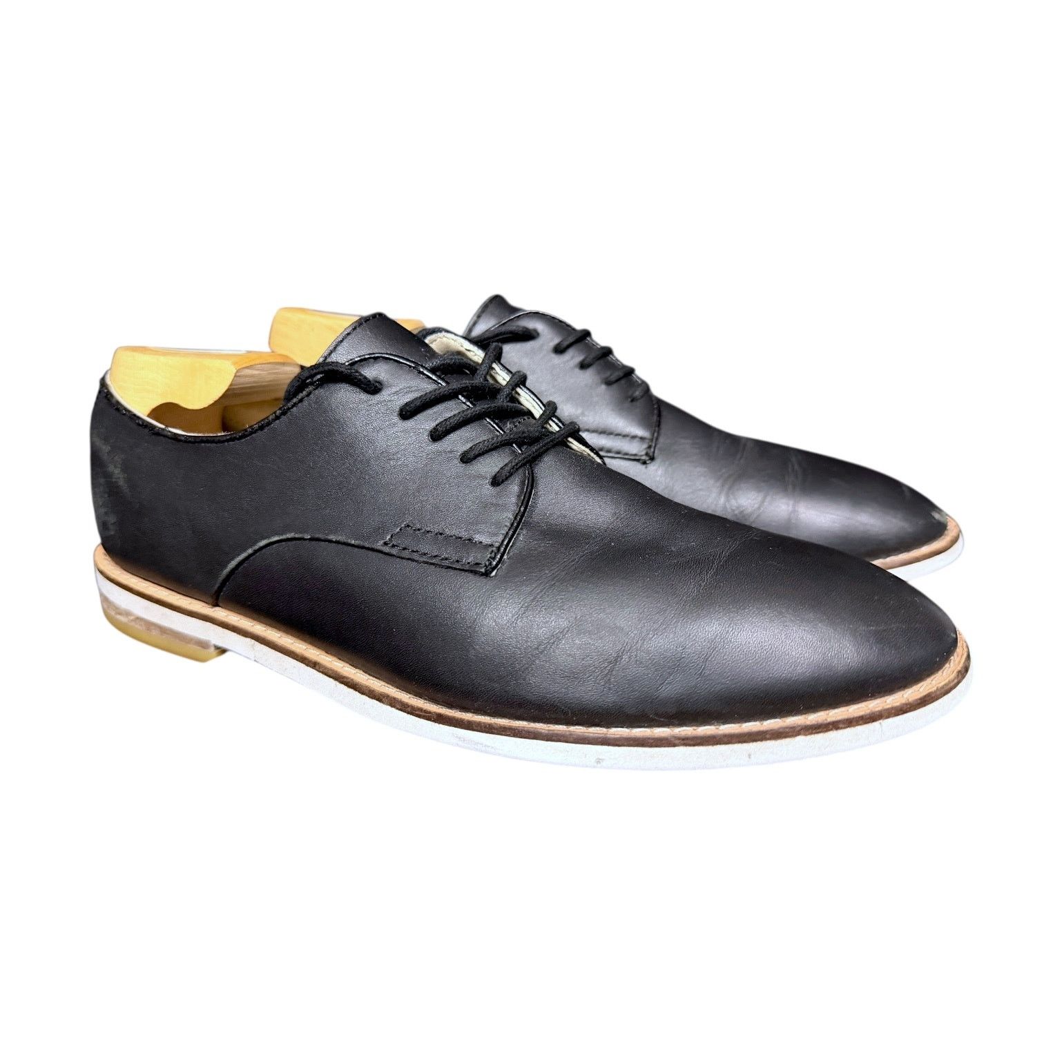 Calvin Klein Calvin Klein Men’s Oxford Black Work Dress Shoes Men's US 9 Size US 9 / EU 42 - 1 Thumbnail