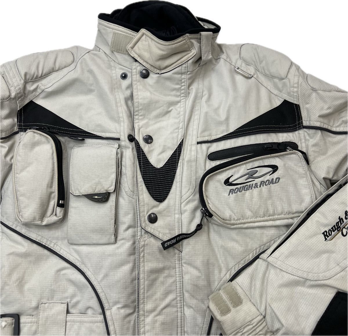 Japanese Brand × Vintage Vintage rough&road Racing suit Motorcycle suit Size US L / EU 52-54 / 3 - 2 Thumbnail