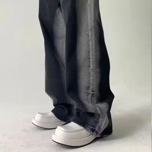 Other Hip Hop Wide Leg Jeans Trousers Size US 31 - 3 Thumbnail