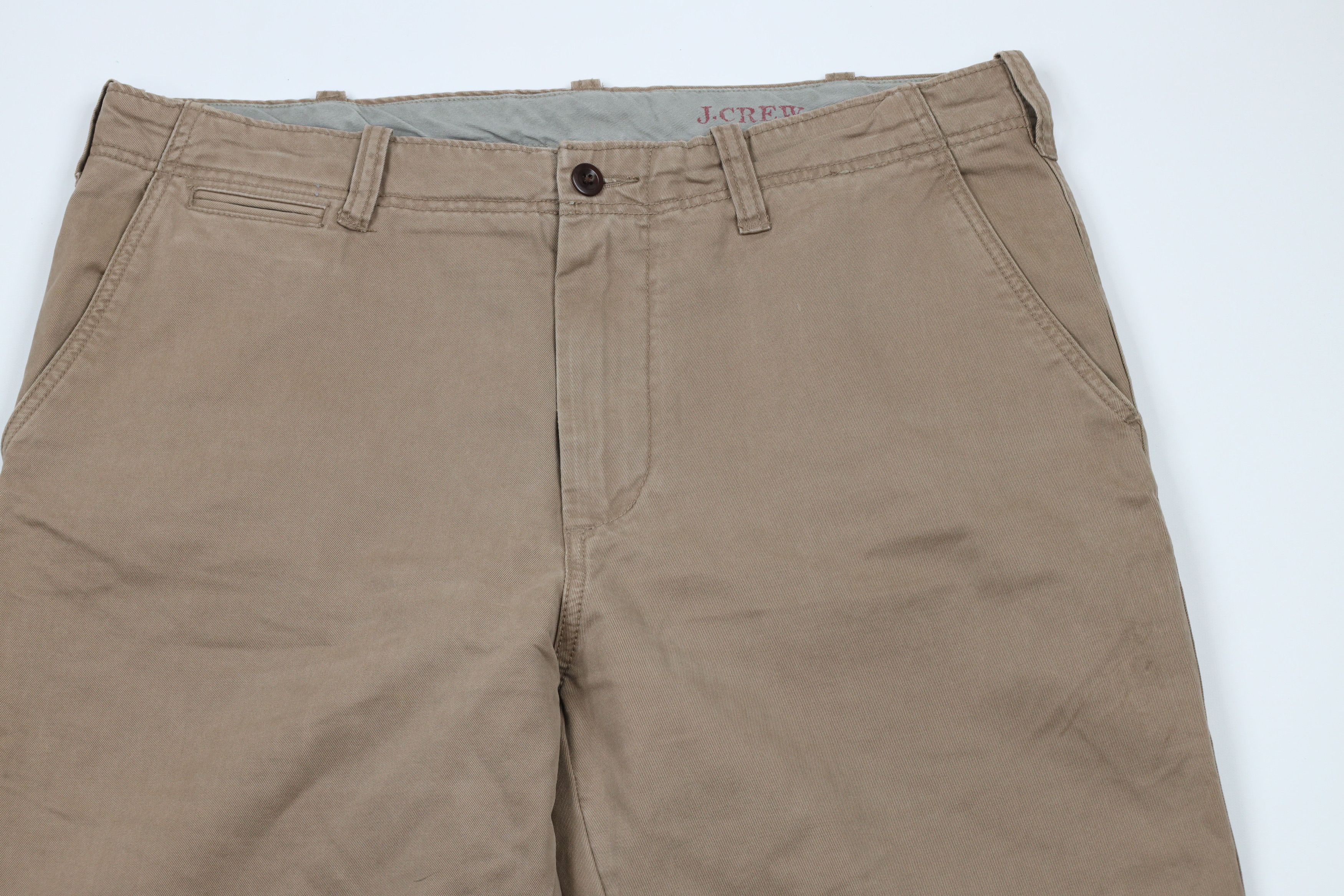 J.Crew × Vintage Vintage J Crew Bootcut Wide Leg Chino Pants Brown Cotton Size US 36 / EU 52 - 2 Thumbnail