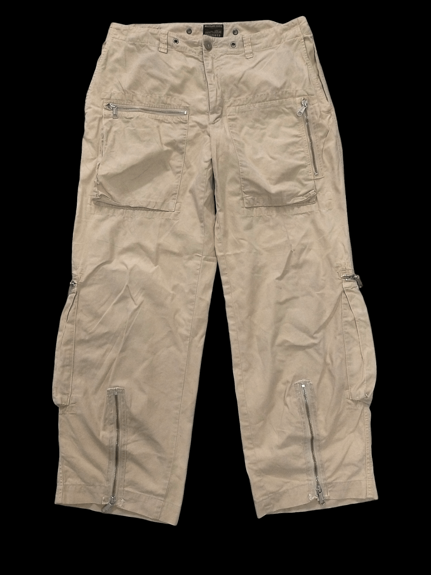 JNCO × Southpole × Tommy Hilfiger 🔥Vintage 90s🔥Baggy Tommy Hilfiger Military Tactical Pants Size US 32 / EU 48 - 1 Thumbnail