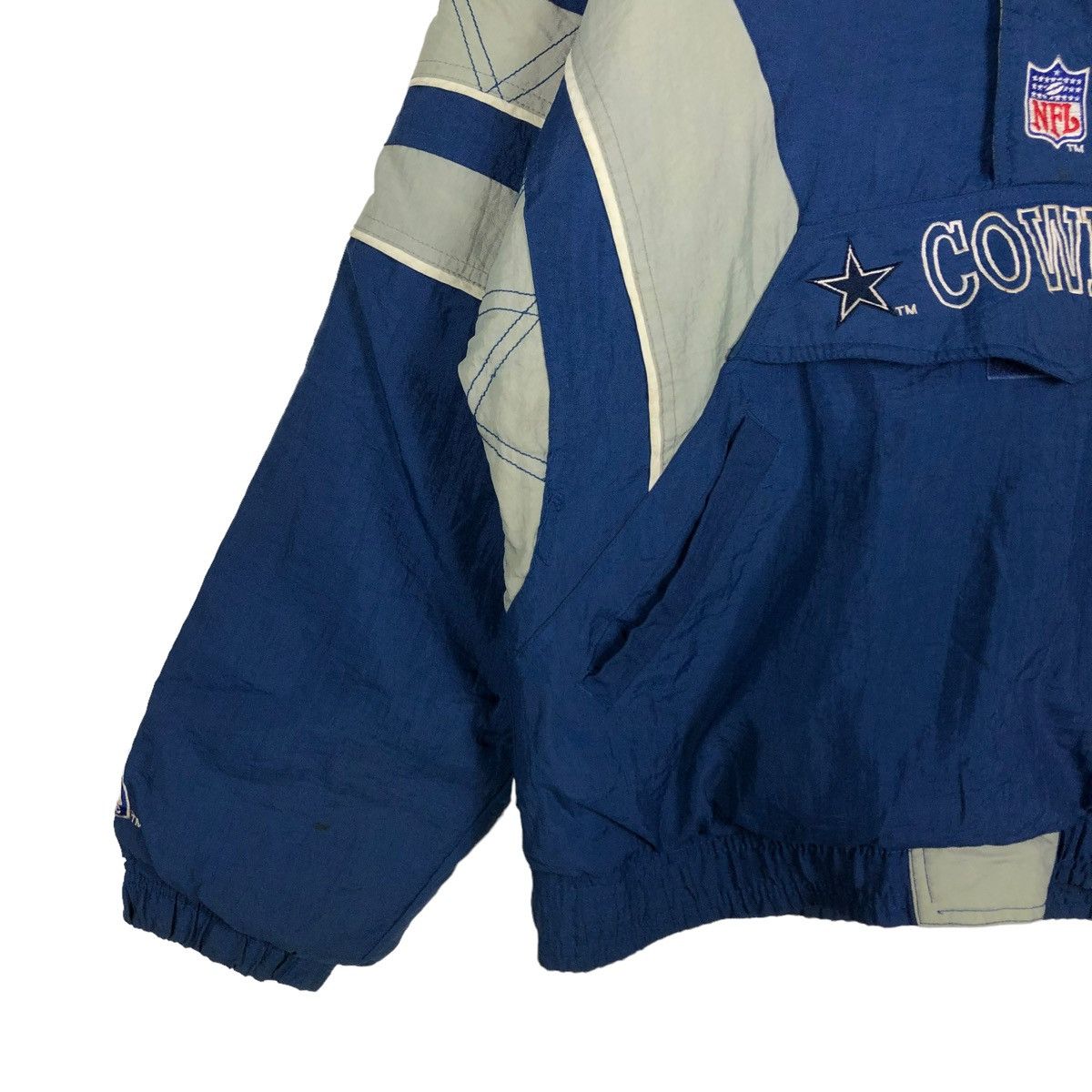 NFL 🔥90’s Vintage Bomber Jacket NFL Starter Cowboys Big Logo Size US XL / EU 56 / 4 - 6 Thumbnail