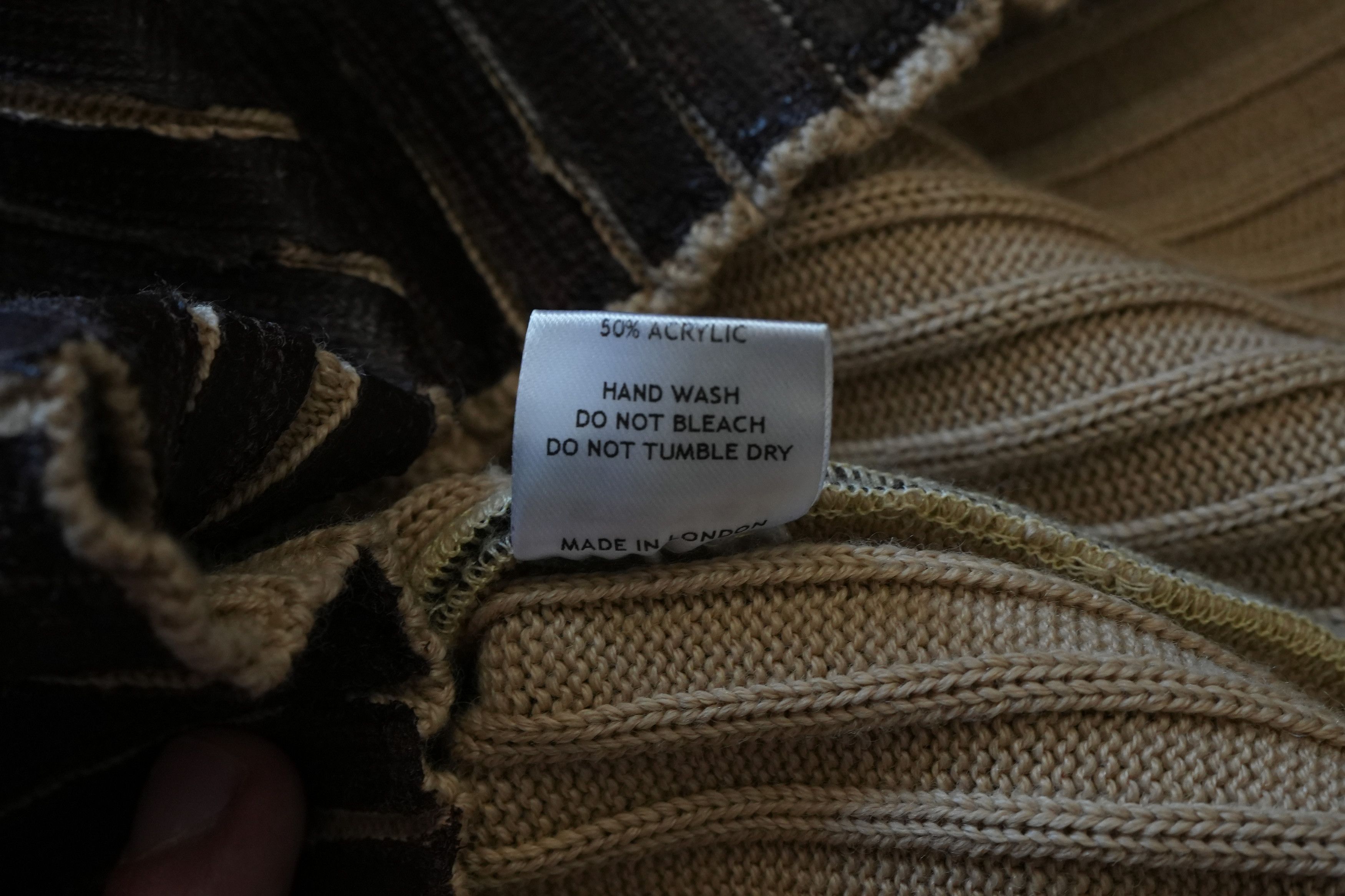Other Stanley Raffington ribbed coated sweater brown and beige NWT Size US M / EU 48-50 / 2 - 3 Thumbnail