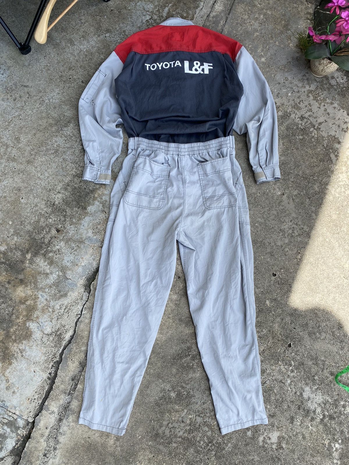 Other Vintage Toyota L&F Coveralls Overalls Jumpsuit Size US 33 - 6 Thumbnail