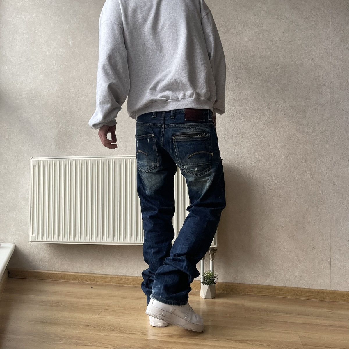 G-Star G-Star Raw Distressed Denim Jeans y2k Grunge Size US 34 / EU 50 - 3 Thumbnail