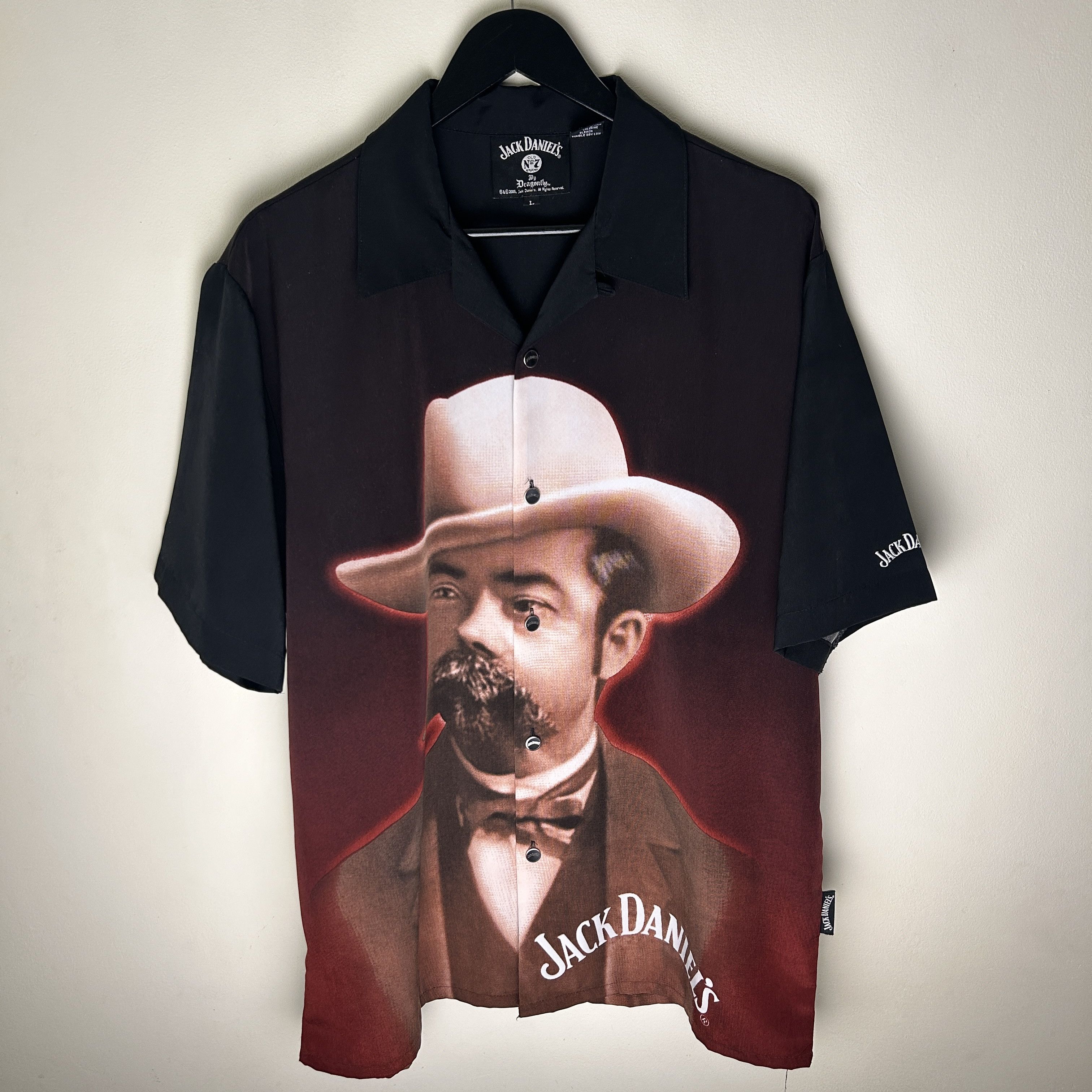 Vintage Vintage Jack Daniels Dragonfly Button Up Shirt Size US L / EU 52-54 / 3 - 1 Thumbnail