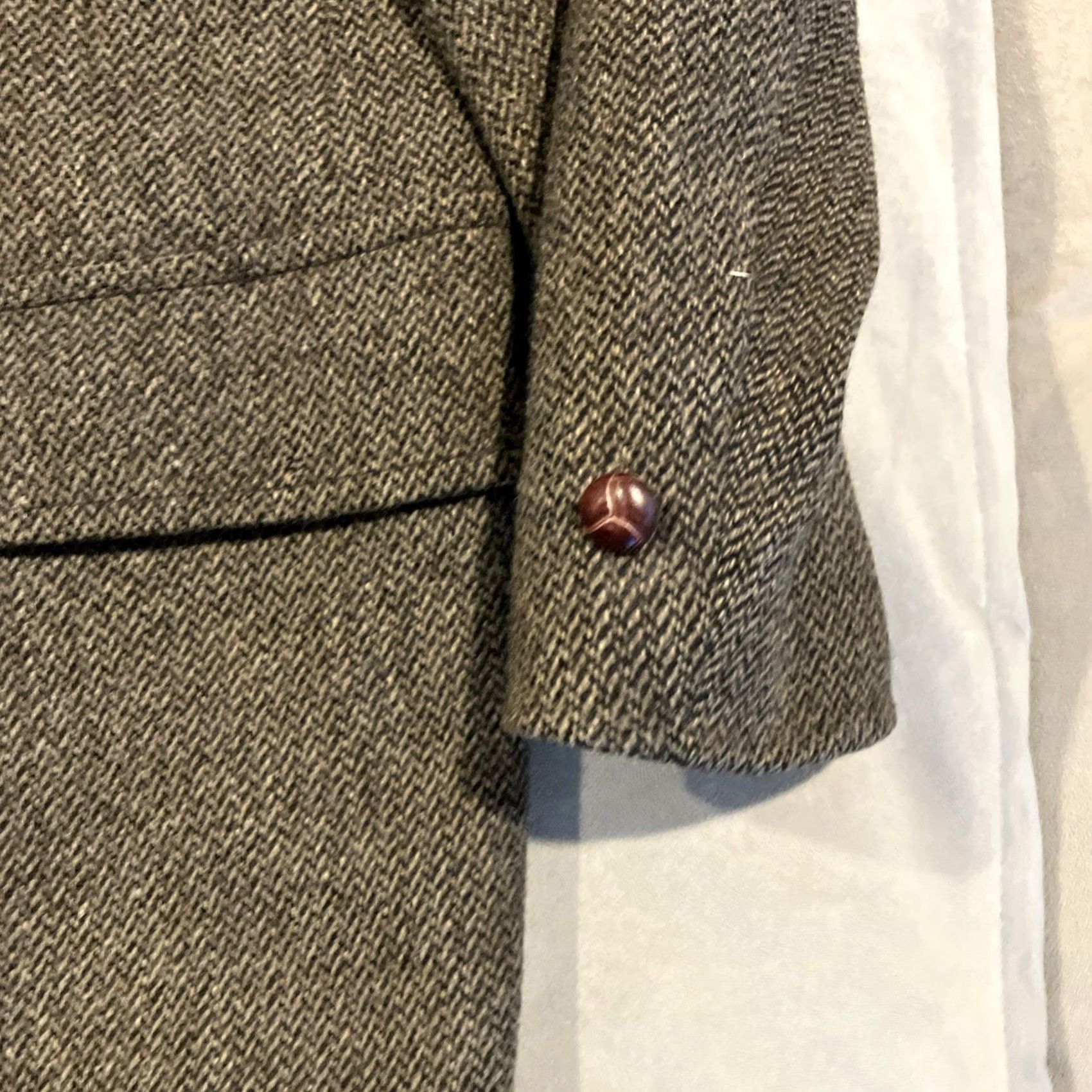 Pendleton VINTAGE PENDLETON Tweed Blazer Sport Coat 100% Virgin Wool MADE USA 46 Size 46R - 2 Thumbnail