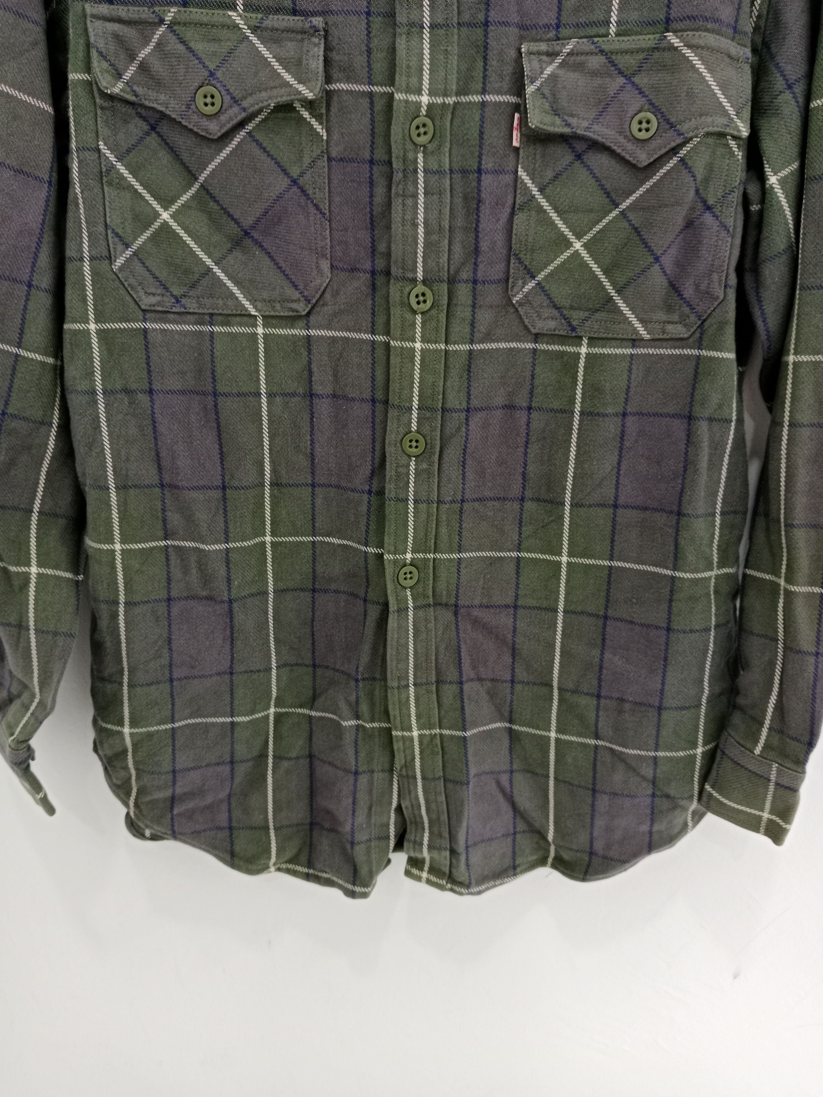 Levi's × Levi's Vintage Clothing Vintage Flannel Levis Checkered Double Pocket Size US M / EU 48-50 / 2 - 8 Thumbnail