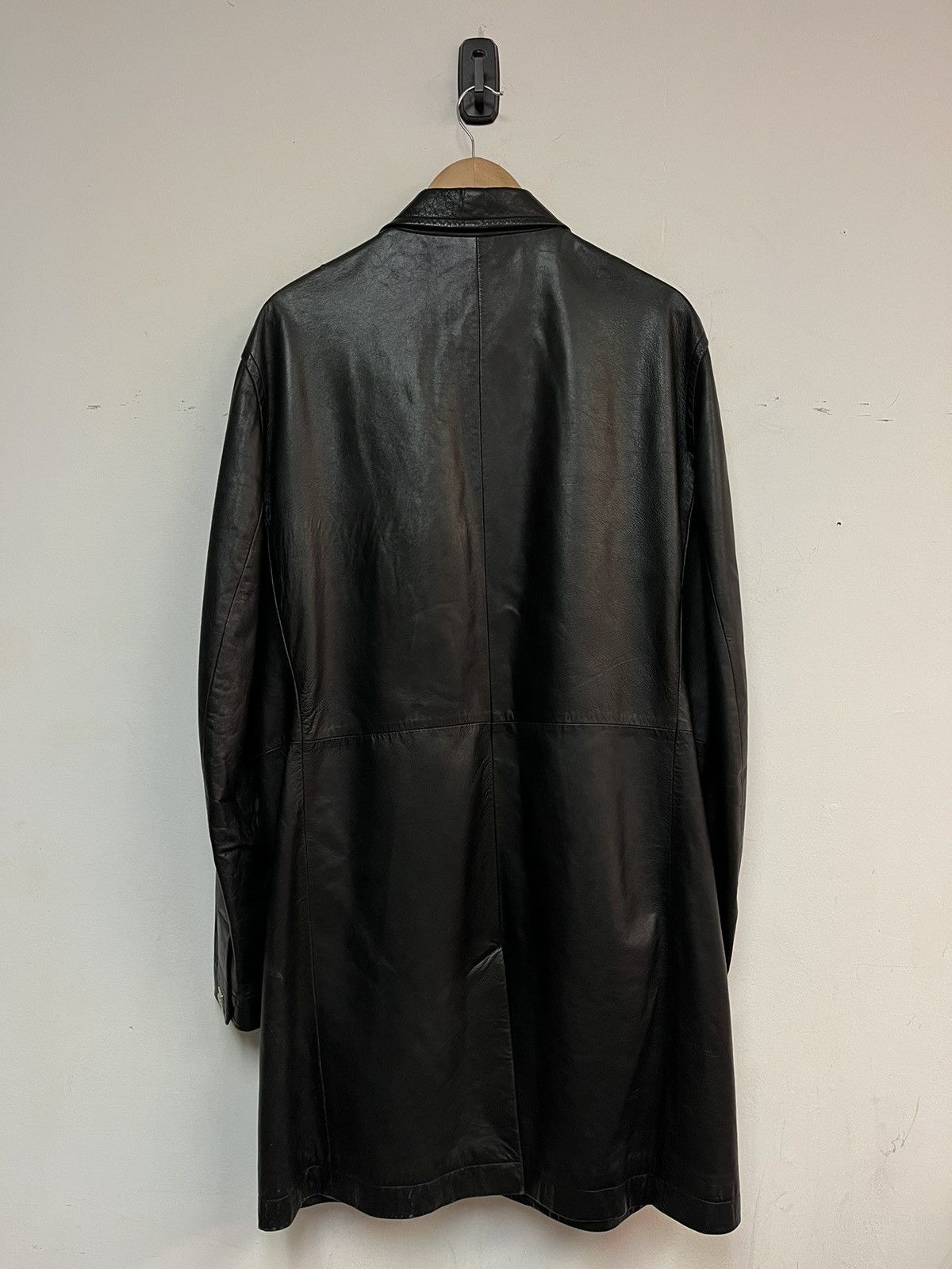 Versace Jeans Couture Versace Leather Trench Coat Size US XL / EU 56 / 4 - 8 Thumbnail