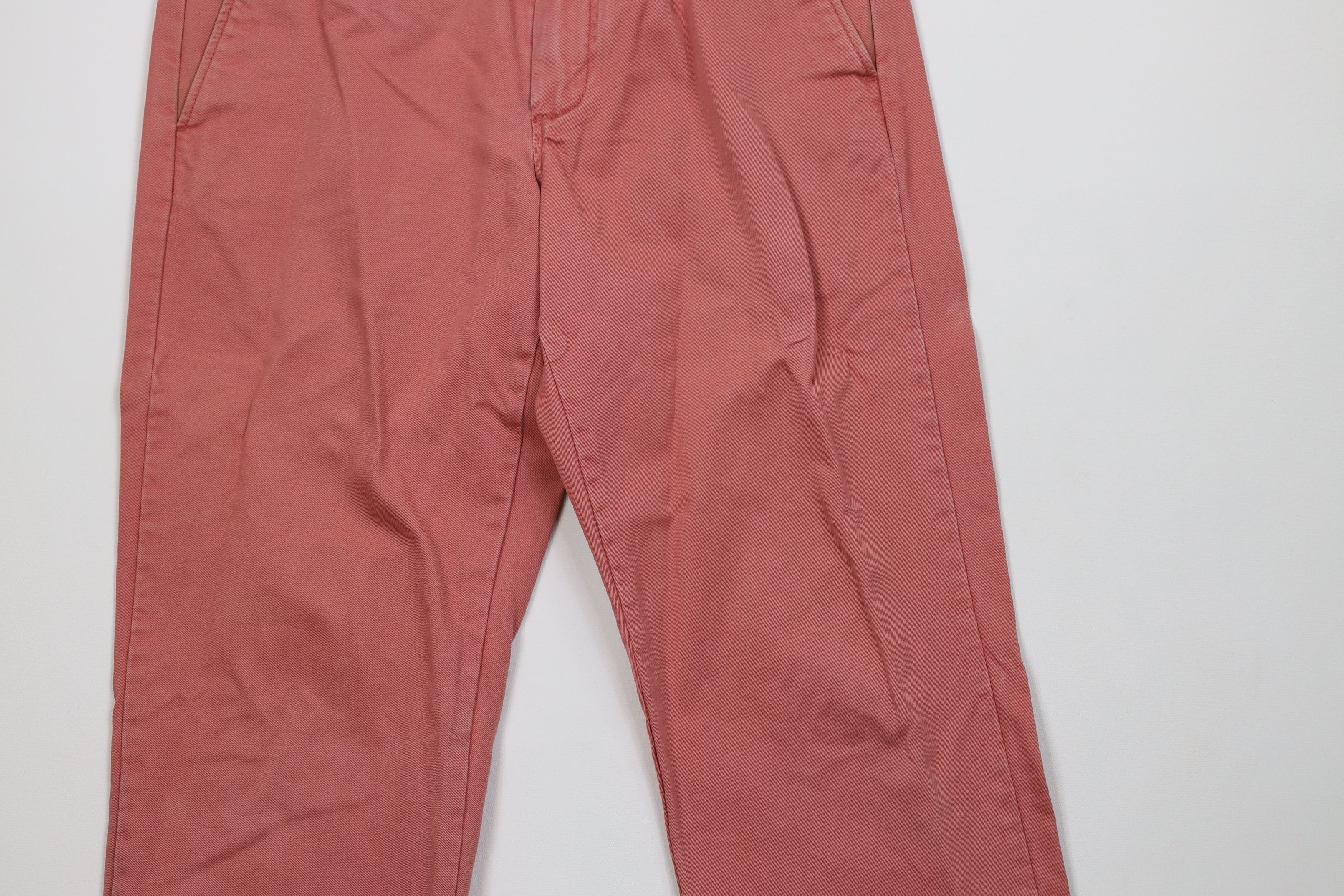 J.Crew J Crew Urban Slim Fit Stonewash Chino Pants Reddish Pink Size US 29 - 3 Thumbnail