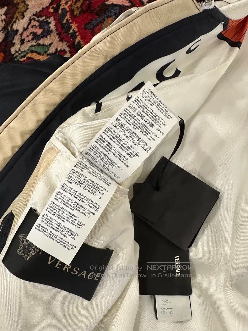 Versace Versace Baseball uniform thin cotton jacket Size US S / EU 44-46 / 1 - 8 Thumbnail