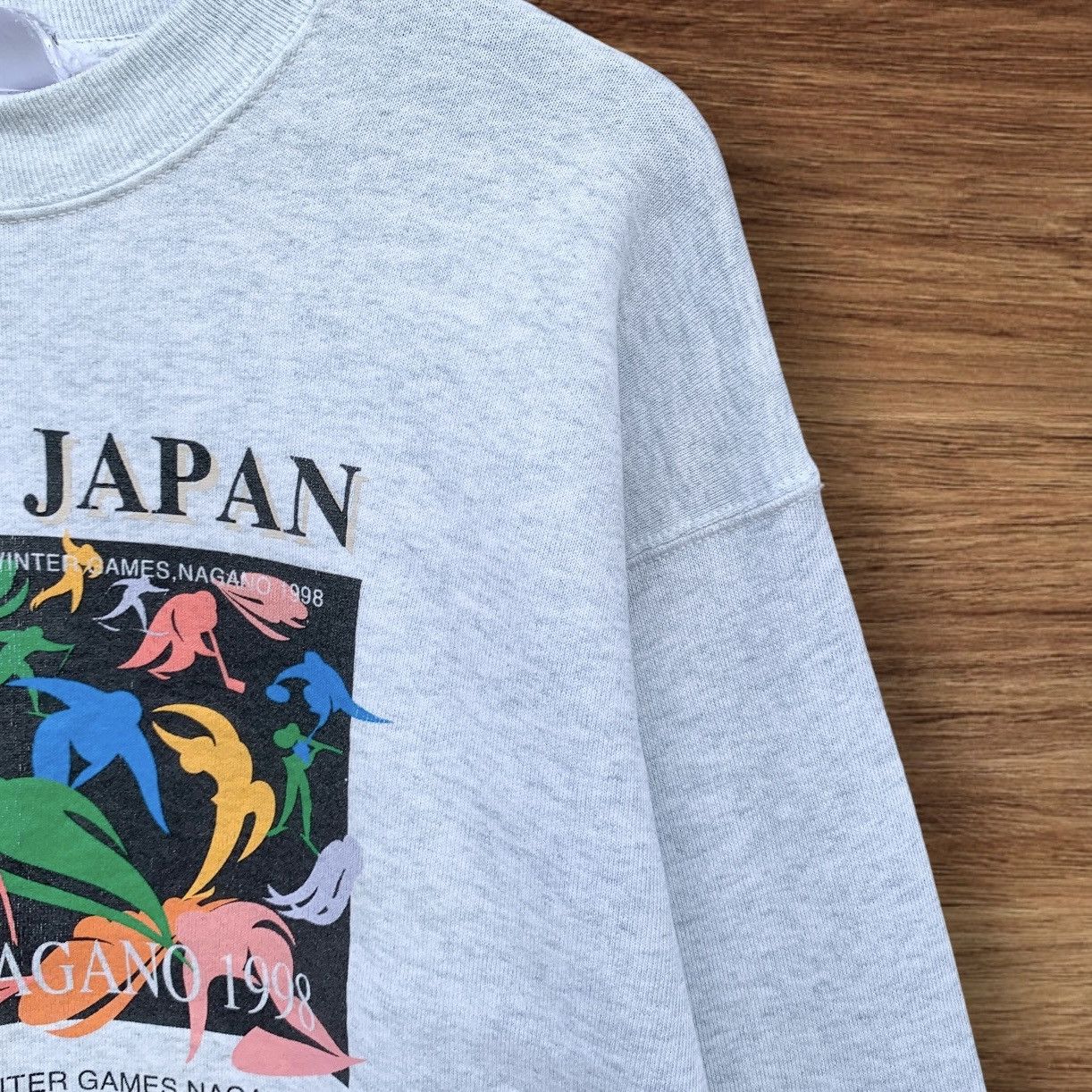 Mizuno × USA Olympics × Vintage Vintage 90s Mizuno Olympic Winter Game NAGANO 1998 Crewneck Size US S / EU 44-46 / 1 - 6 Thumbnail