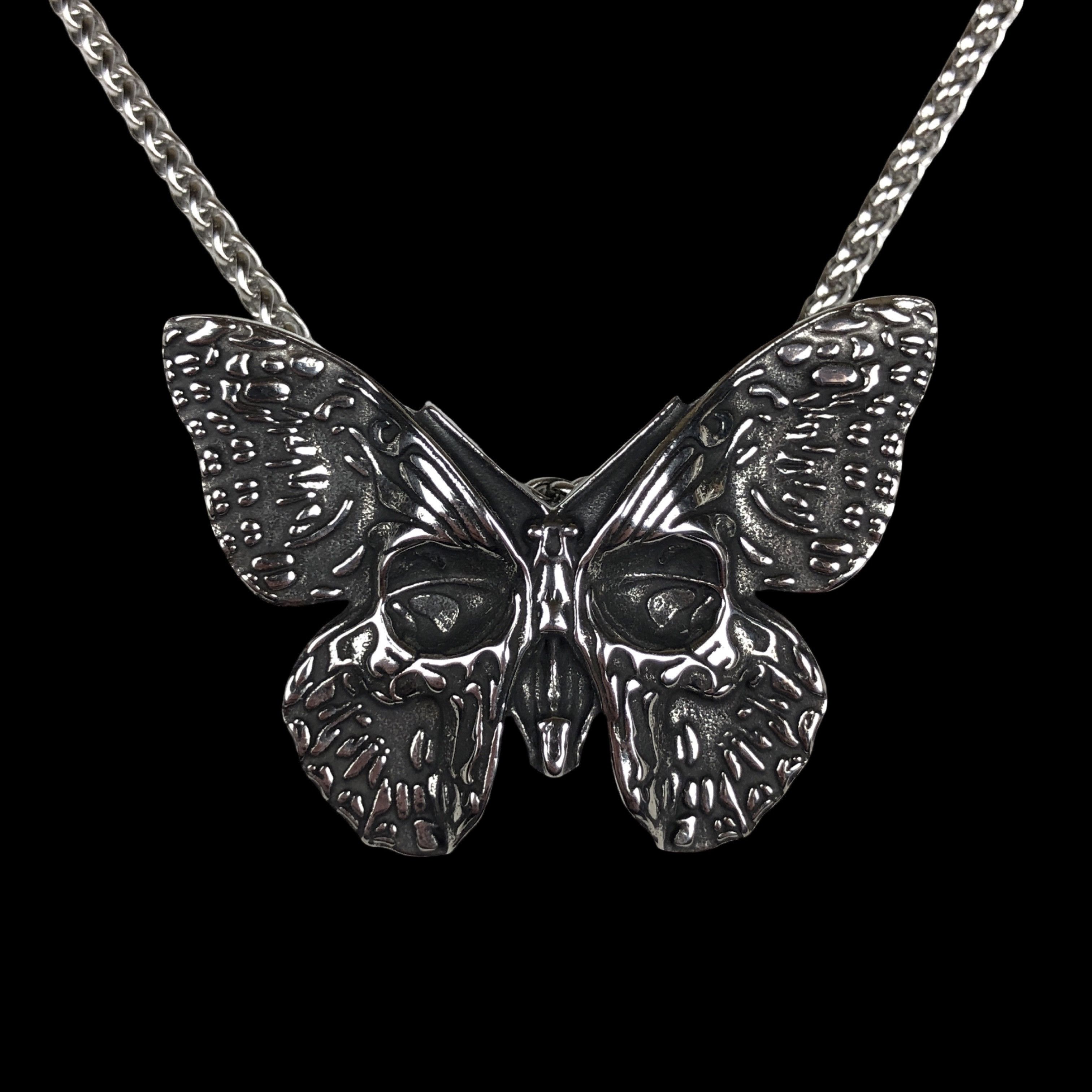 Jewelry Stainless Steel Butterfly Gothic Necklace Punk Emo Y2K Size ONE SIZE - 1 Thumbnail