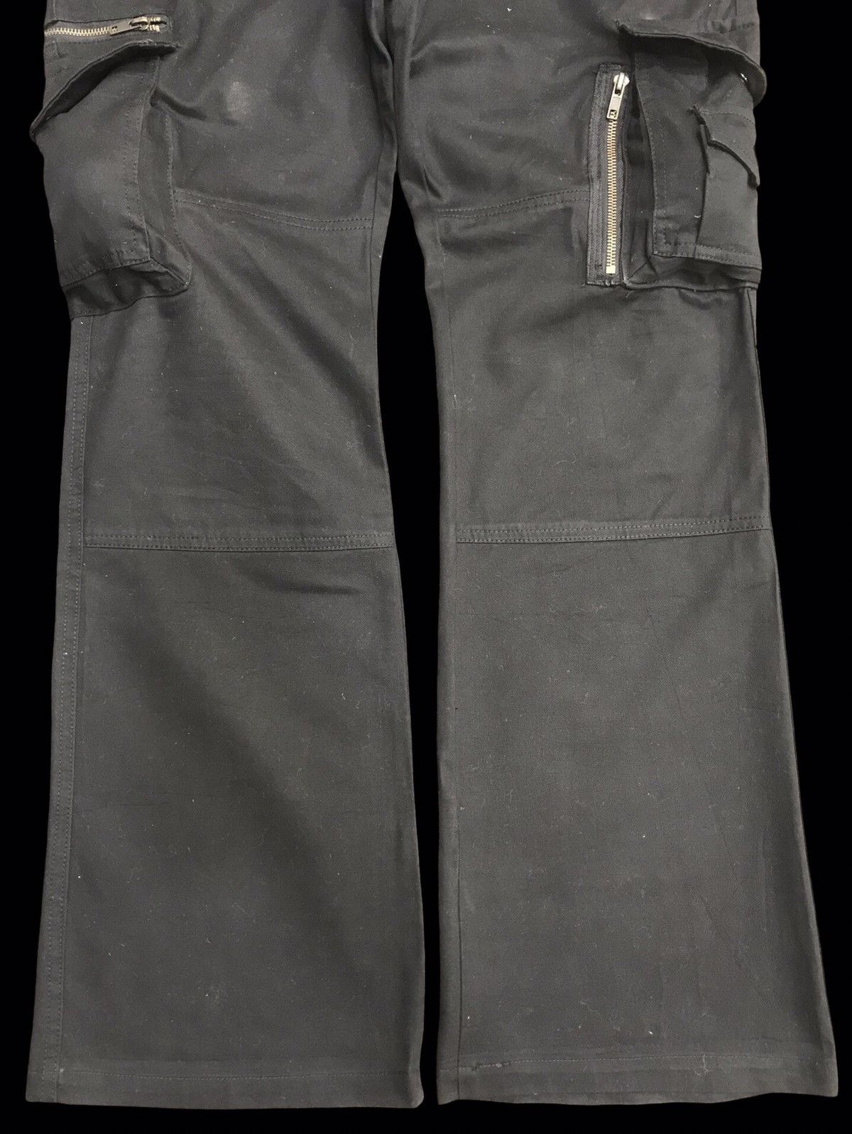 Japanese Brand 💥FLARE💥Root Three Japan Military Zipper Cargo Pant Size US 35 - 5 Thumbnail