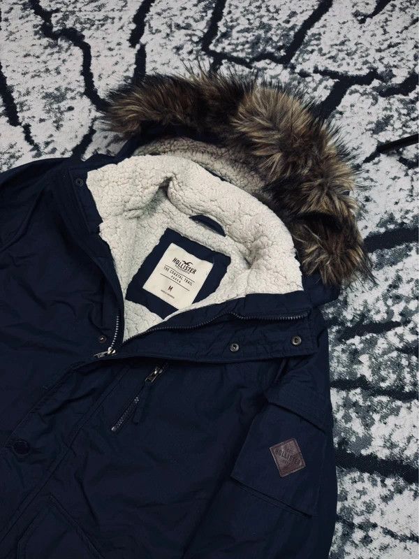 Hollister Hollister navy blue parka jacket with drawstring M Size US M / EU 48-50 / 2 - 3 Thumbnail