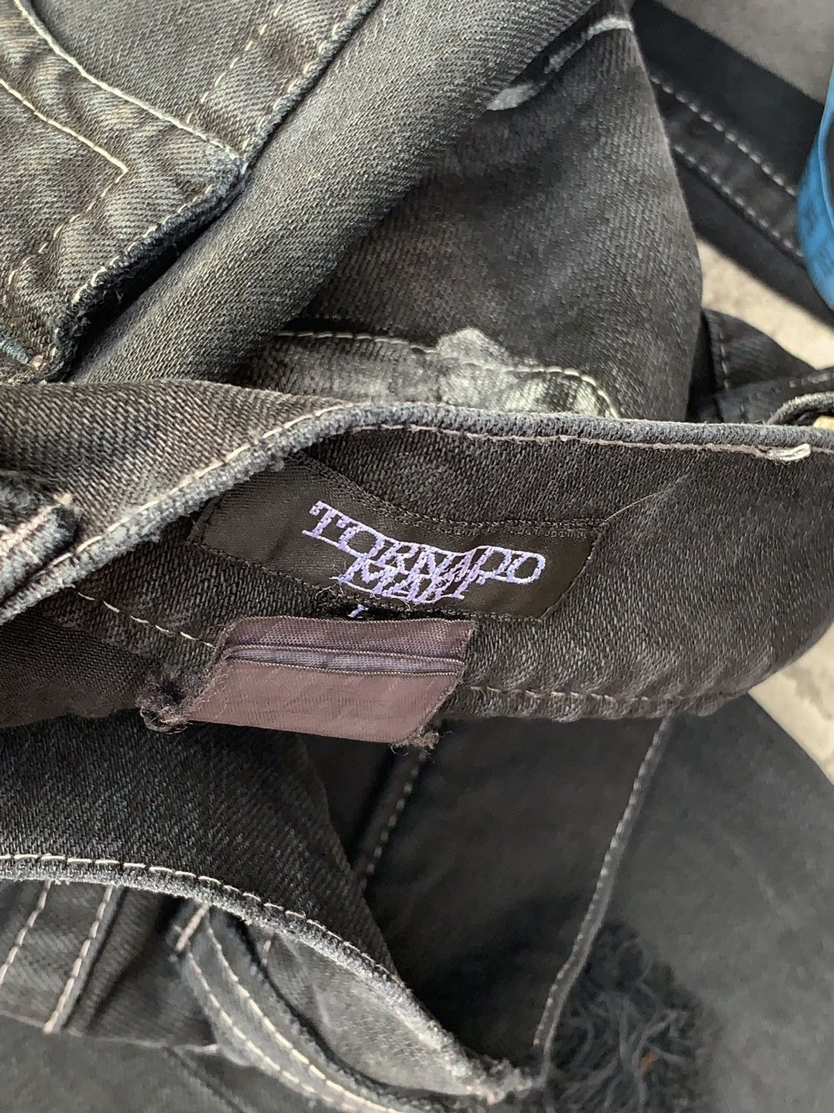 Japanese Brand TORNADO MART spiral flare pants Size US 31 - 6 Thumbnail