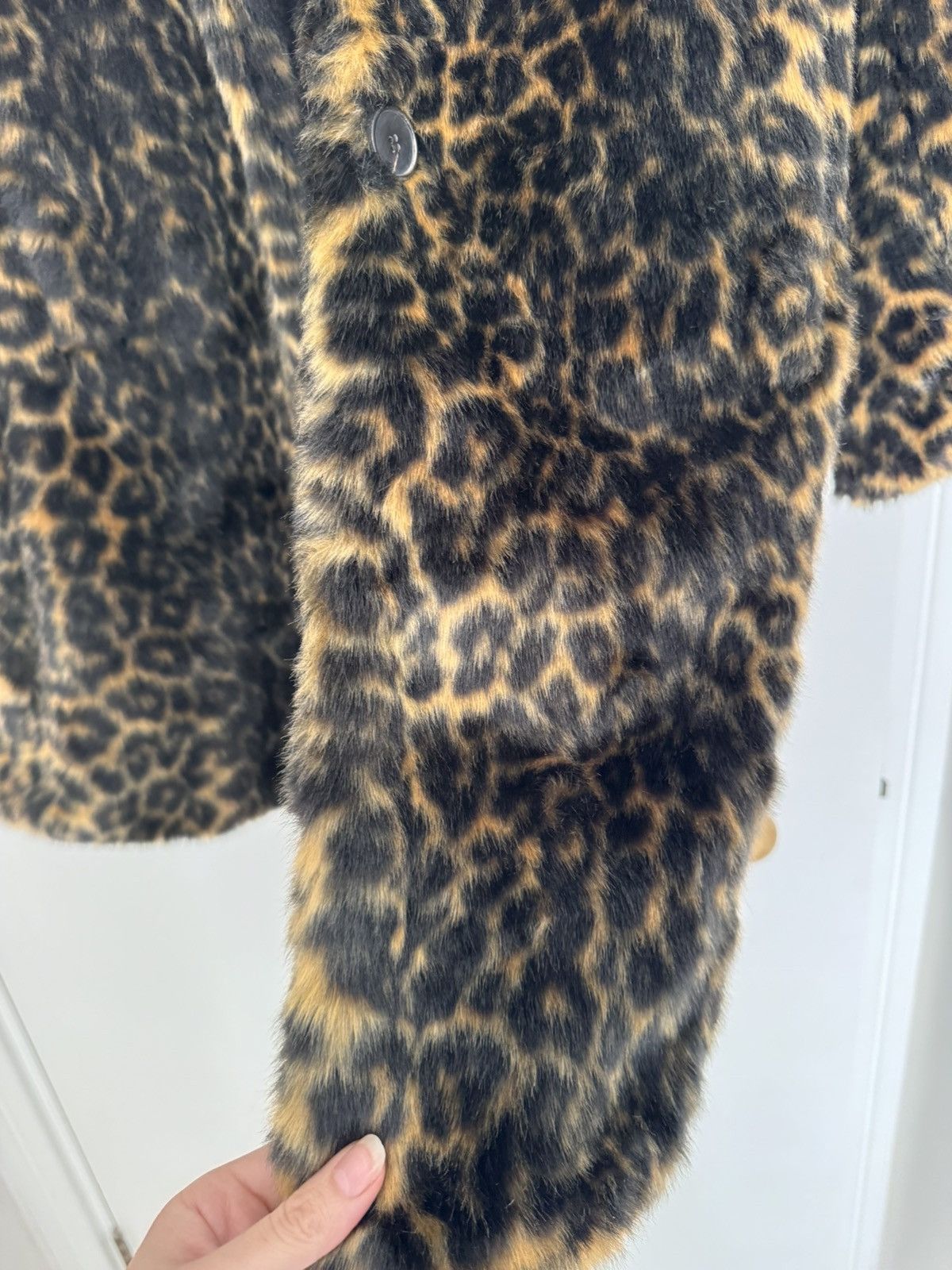 The Kooples Faux Fur Mid Coat by The Kooples in Size 1 (Small, UK 8) Size S / US 4 / IT 40 - 4 Thumbnail