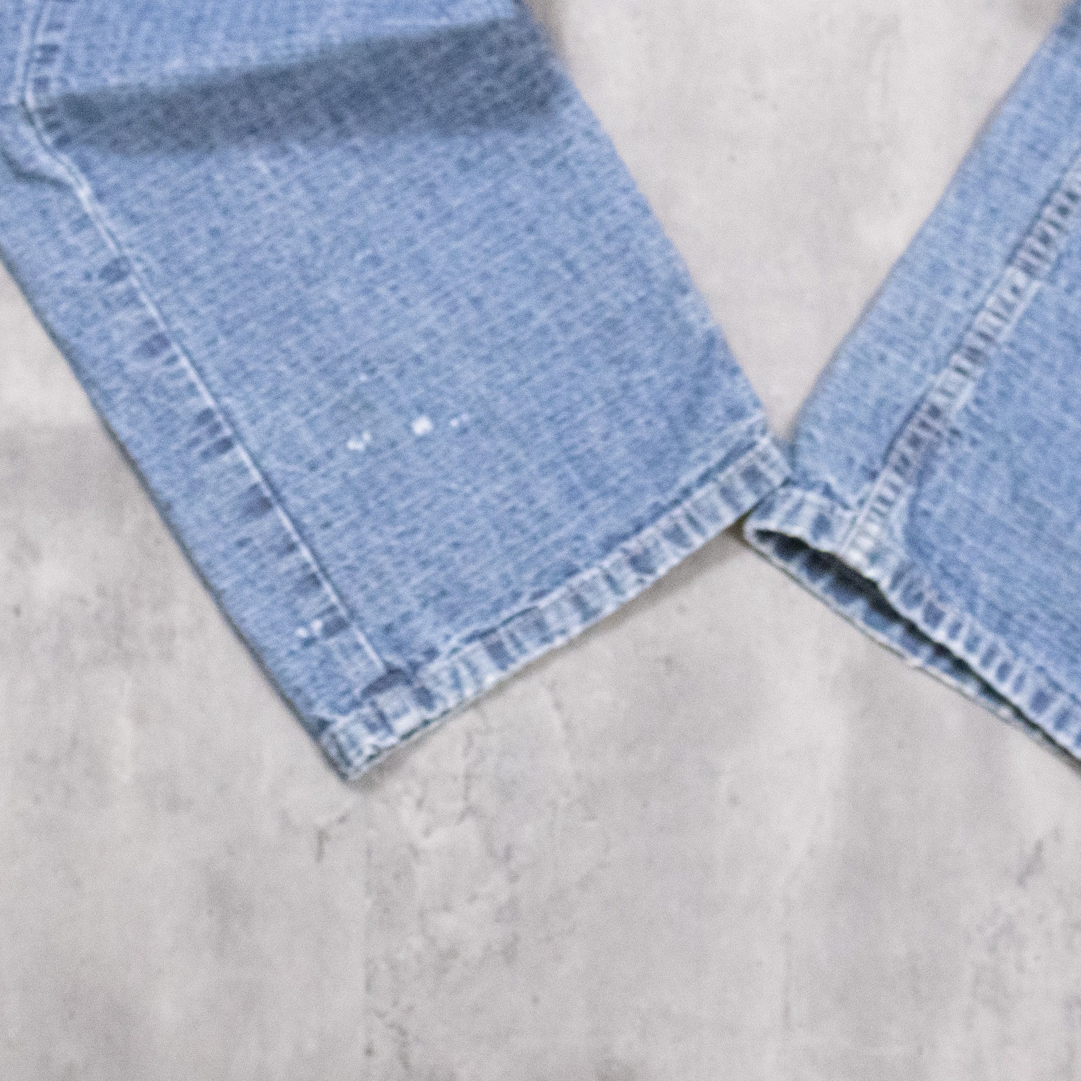 Japanese Brand Vintage 1990's Tall Girl Baggy Relax Fit Denim Pant's Size US 28 / EU 44 - 6 Thumbnail