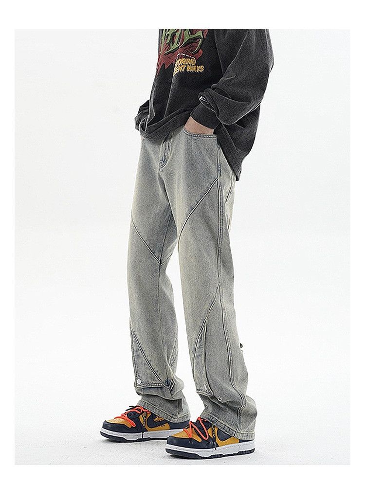 Japanese Brand Men's American high street oversized flared loose jeans Size US 32 / EU 48 - 2 Thumbnail