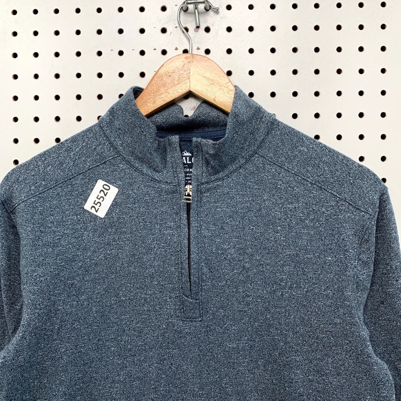 Vintage 01 Algo Lightweight 1/4 Zip Pullover Moisture Wicking Blue S Mens Small 20x27 Size US S / EU 44-46 / 1 - 2 Thumbnail
