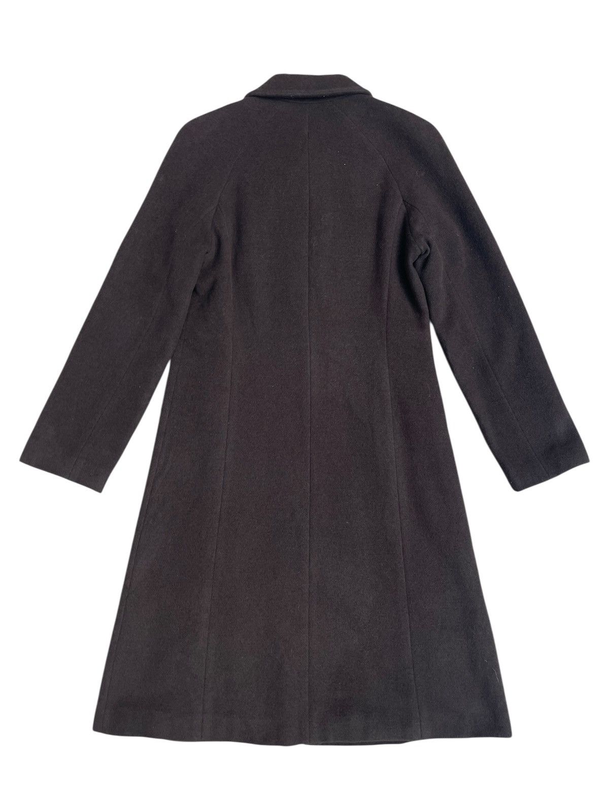 Comme Ca Ism 🇯🇵 Comme Ca Dark Purple Zip-Up Wool Long Coat Size S / US 4 / IT 40 - 2 Thumbnail