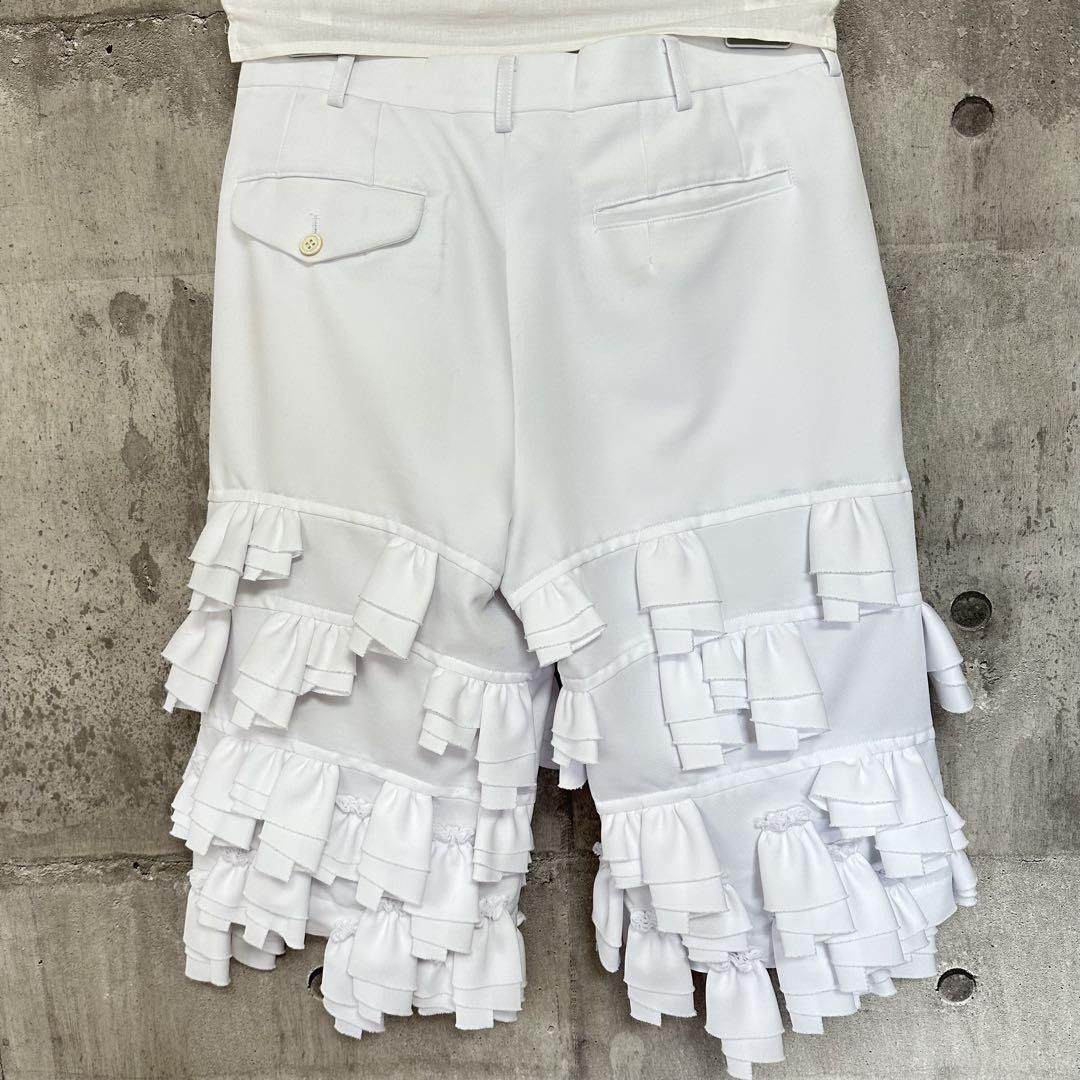 Comme des Garcons Homme Plus Comme des Garcons Homme Plus Ruffle Layer Tailor Shorts AW24 Size US 31 - 3 Thumbnail