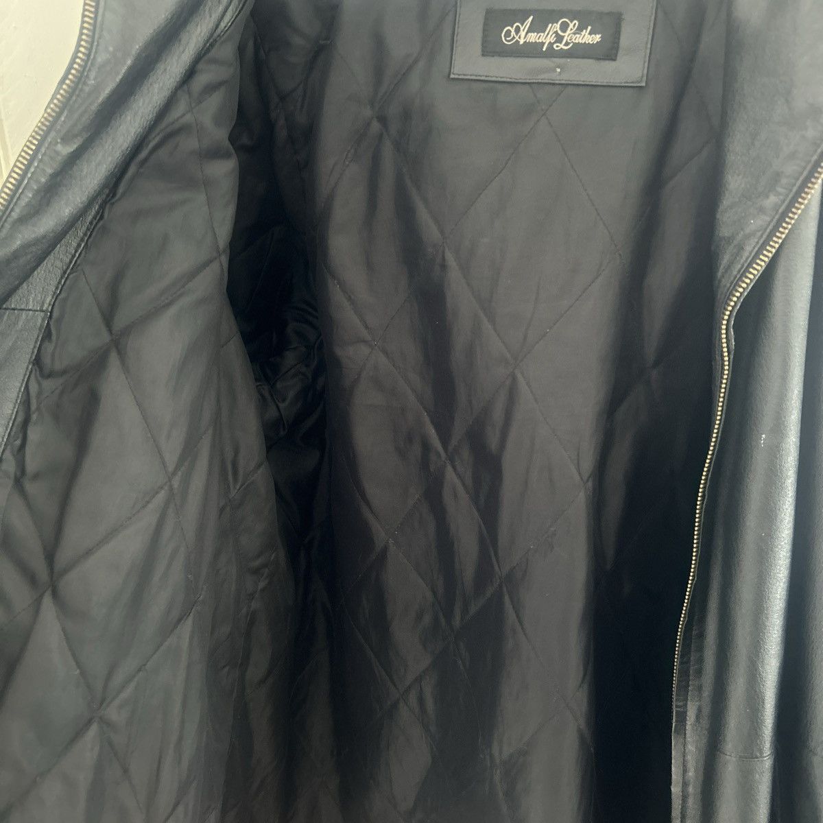 Other Black Amalfi Leather Jacket Size US XL / EU 56 / 4 - 6 Thumbnail