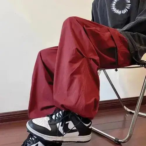 Japanese Brand Red Color Elastik Jogger Cargo Pant Size US 30 / EU 46 - 4 Thumbnail