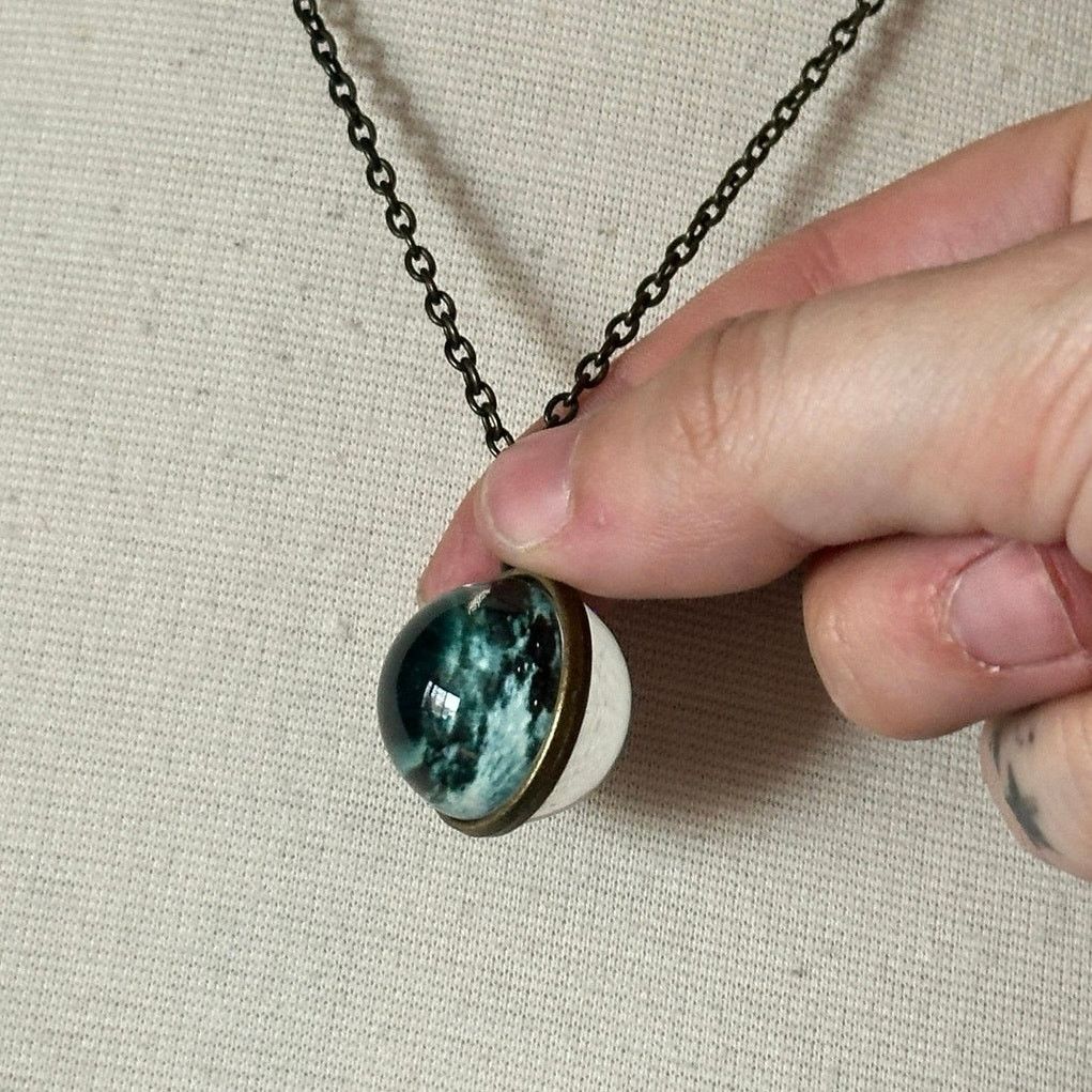 Other blue moon sphere globe circle chain necklace Size ONE SIZE - 2 Thumbnail