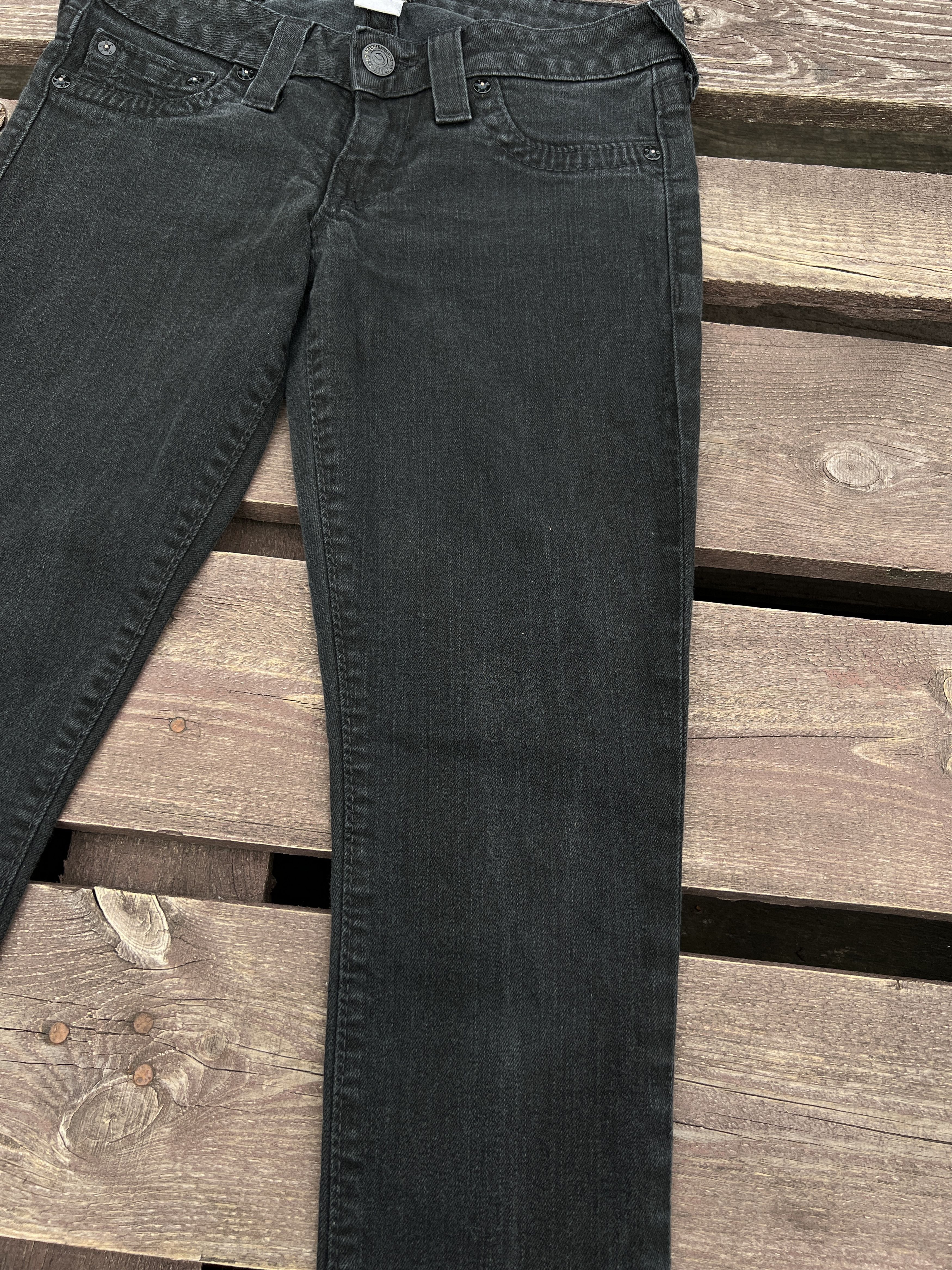 True Religion True Religion Y2K Vintage Casey Black Jeans Size 27" / US 4 / IT 40 - 15 Thumbnail