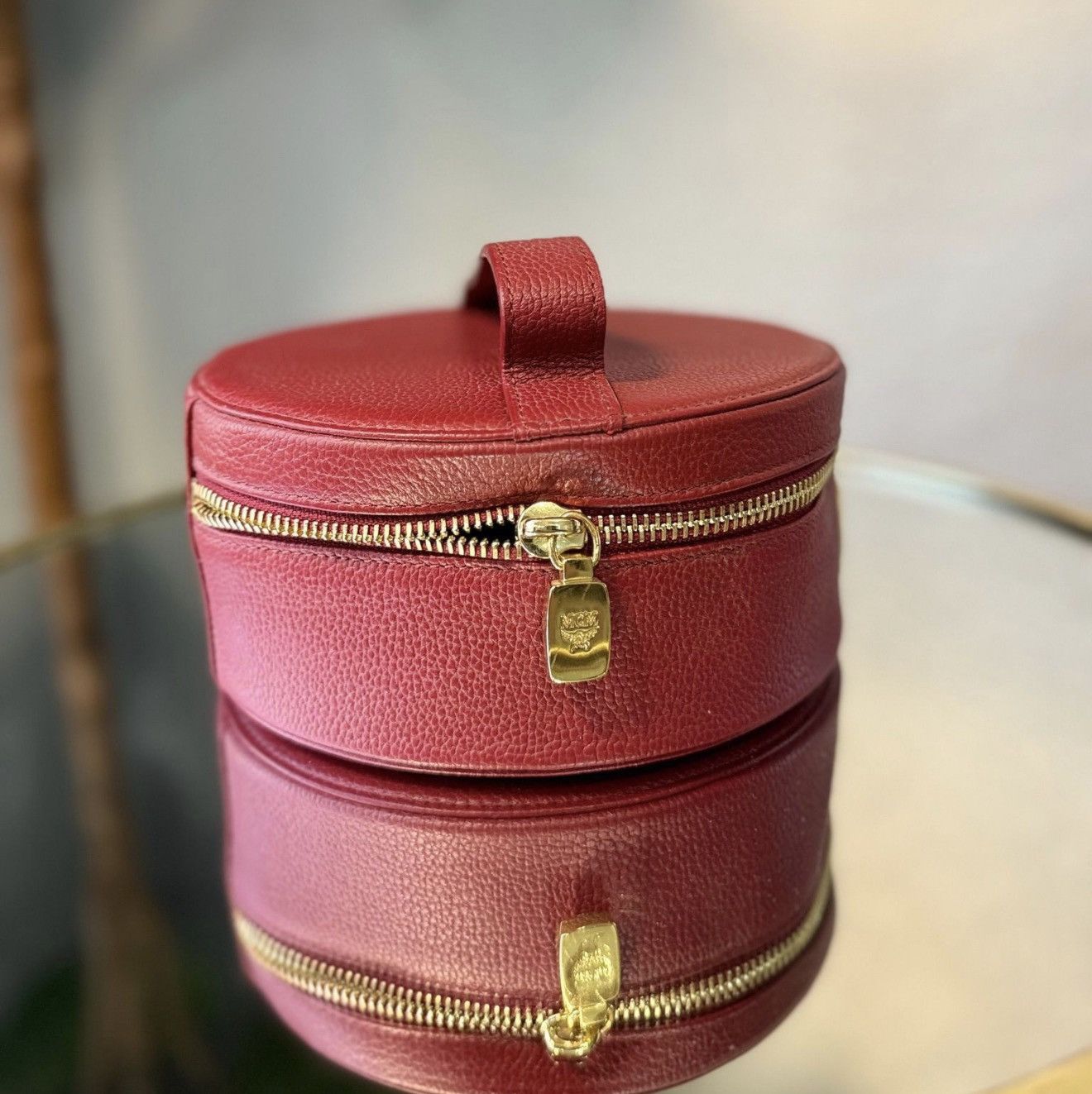 MCM MCM Red Visetos Vanity Case Size ONE SIZE - 2 Thumbnail