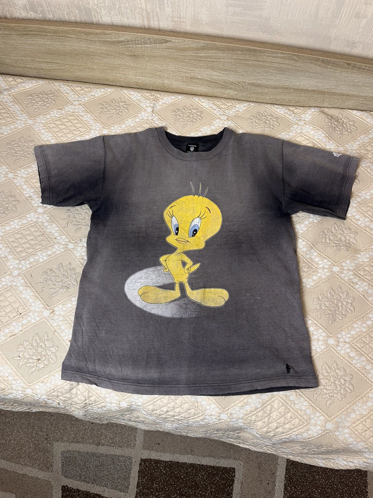 Vintage 🔥 Warner Bros Tweety 1998 Vintage T Shirt USA Cartoon Movie Size US L / EU 52-54 / 3 - 8 Thumbnail