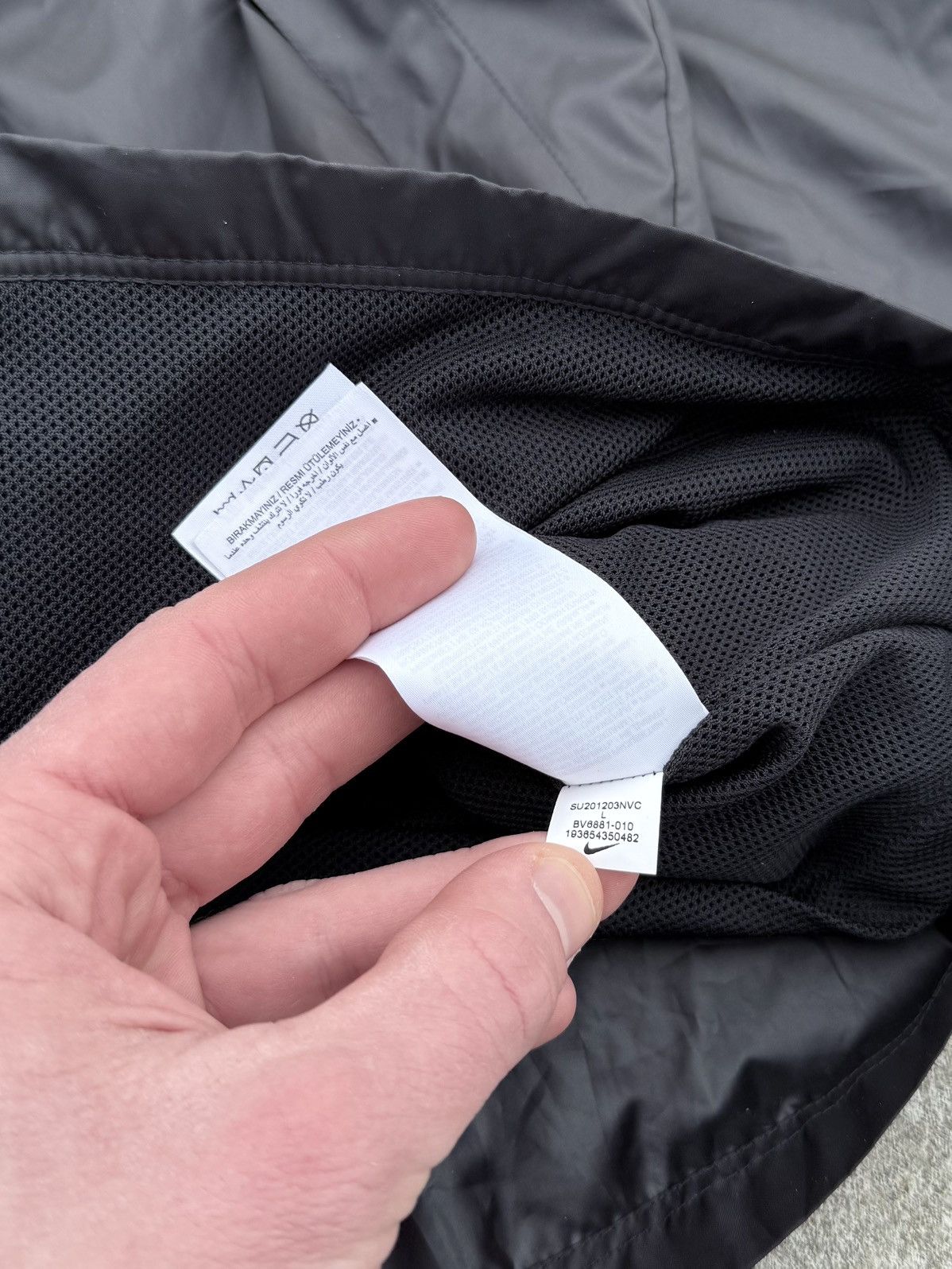 Nike × Vintage Vintage Nike Y2K avantgarde streetwear jacket Size US L / EU 52-54 / 3 - 13 Thumbnail