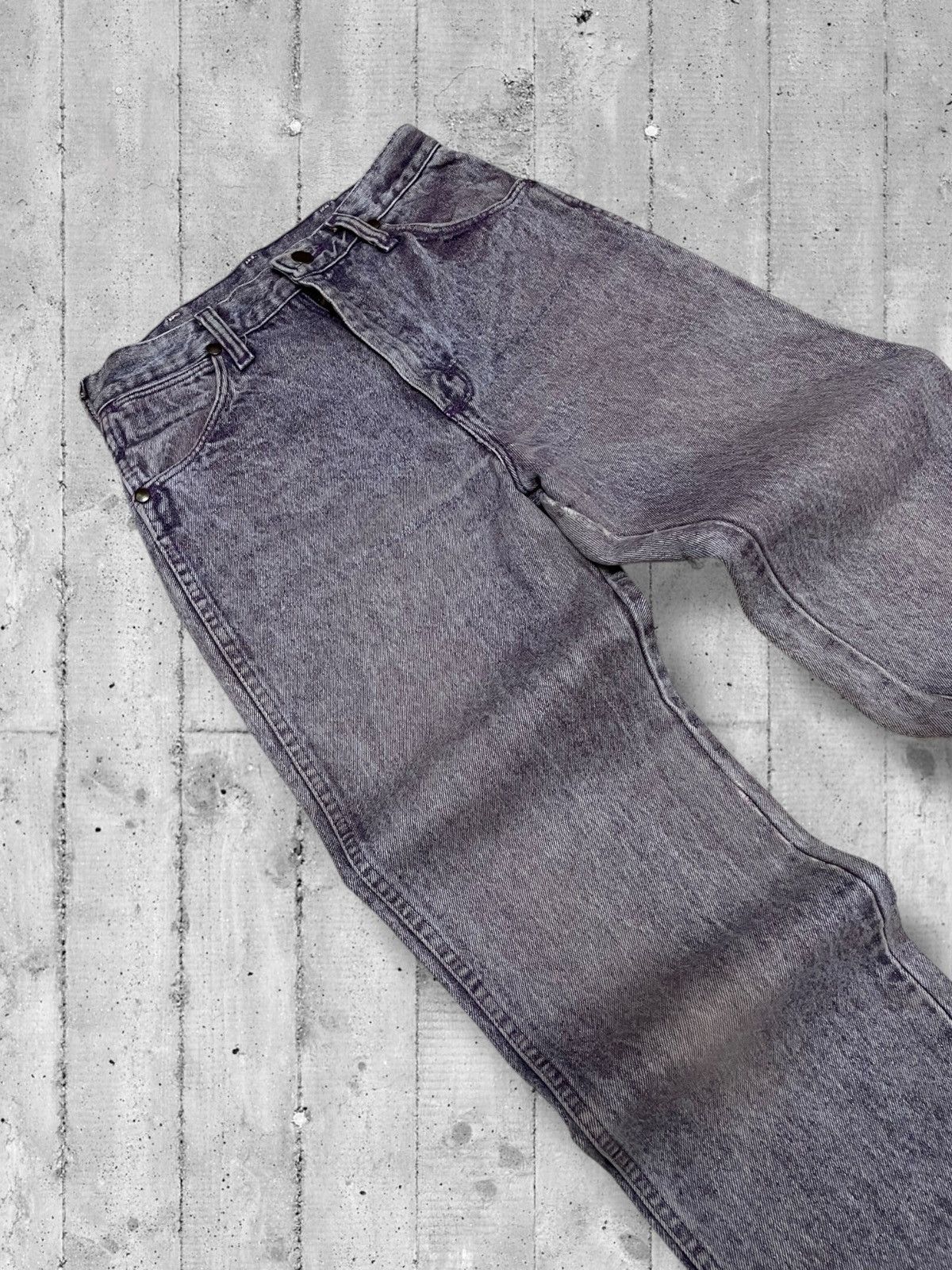 Designer × Vintage × Wrangler Og Vintage 1990s Designer Wrangler High Waist Scovill Zip Size US 27 - 8 Thumbnail