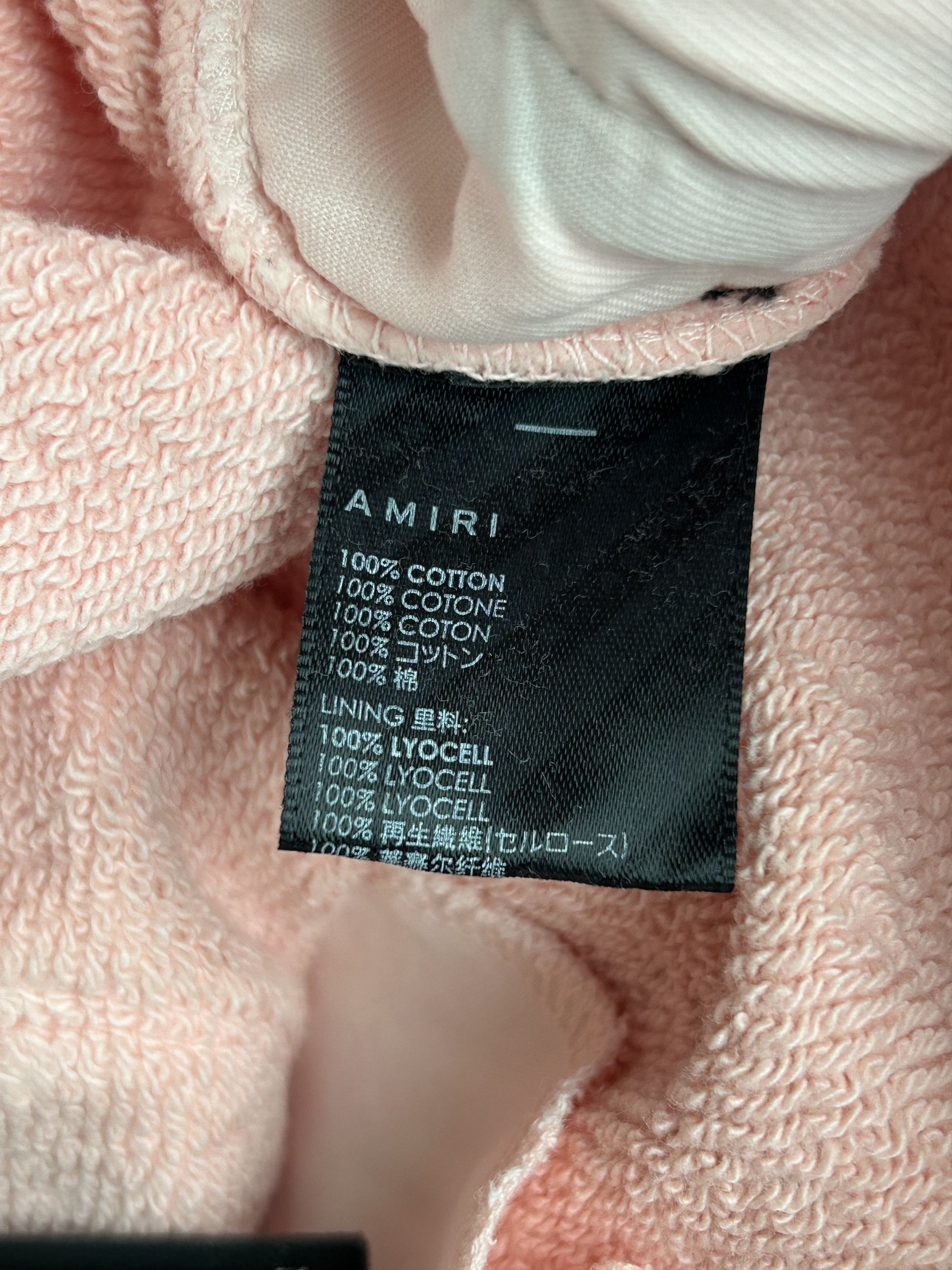 Amiri Amiri Pink & Black MA Bar Logo Sweatpants Size US 40 / EU 56 - 4 Thumbnail