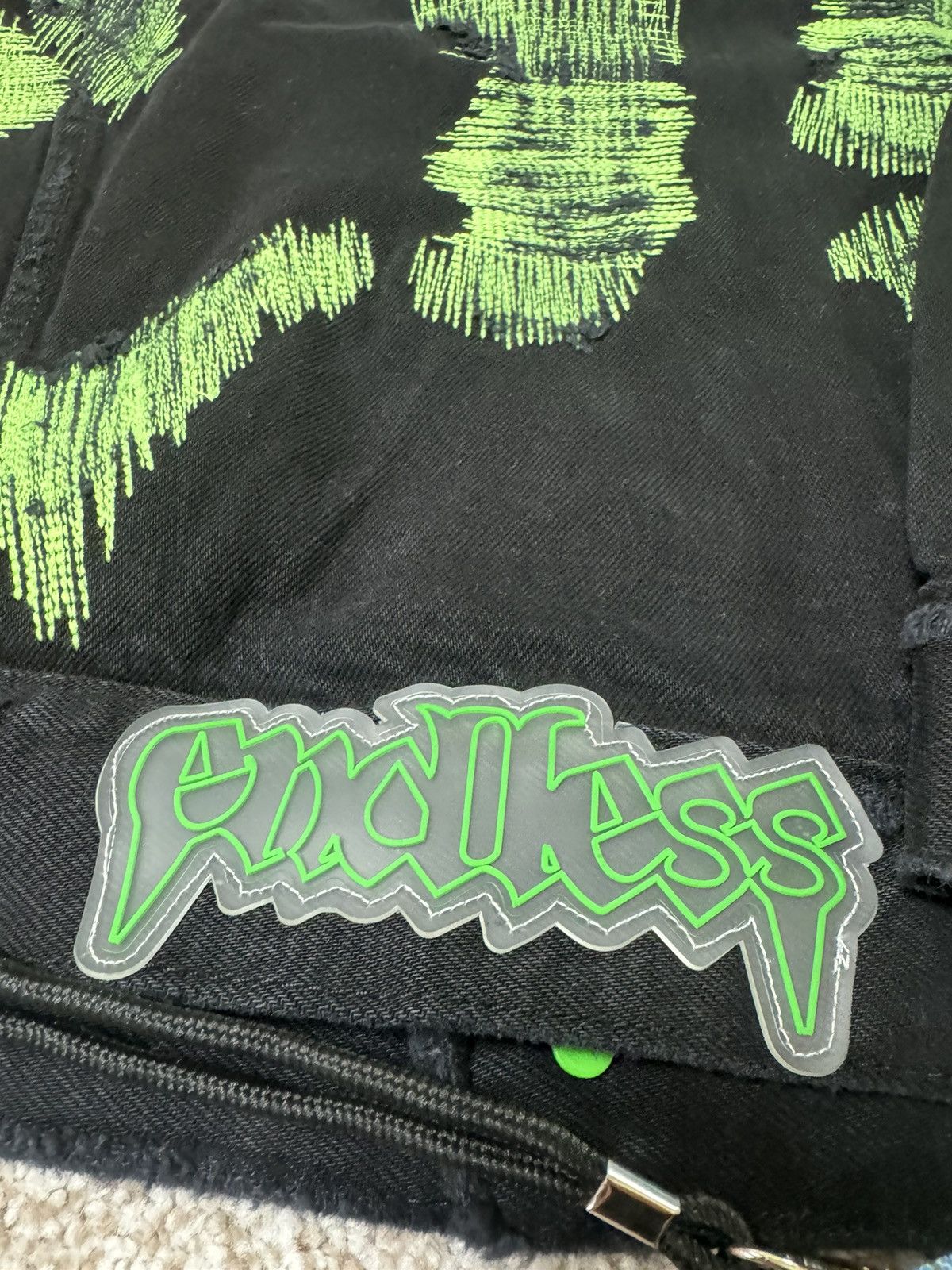 Vlone Endless Denim Jacket Size US L / EU 52-54 / 3 - 7 Thumbnail