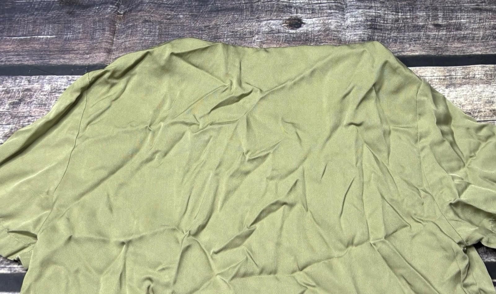 Ann Taylor 90s Ann Taylor Silk Top Women's Size Petite Green VTG Size S / US 4 / IT 40 - 6 Thumbnail