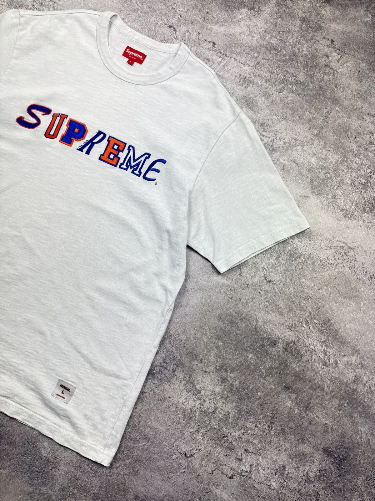 Supreme Supreme T-Shirt Big Multicoloured Spellout Rare Logo Tee Size US L / EU 52-54 / 3 - 3 Thumbnail