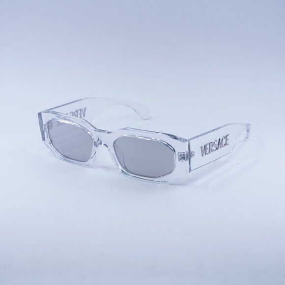 Versace VE4489U 148/8V Sunglasses Transparent Rectangle Fram